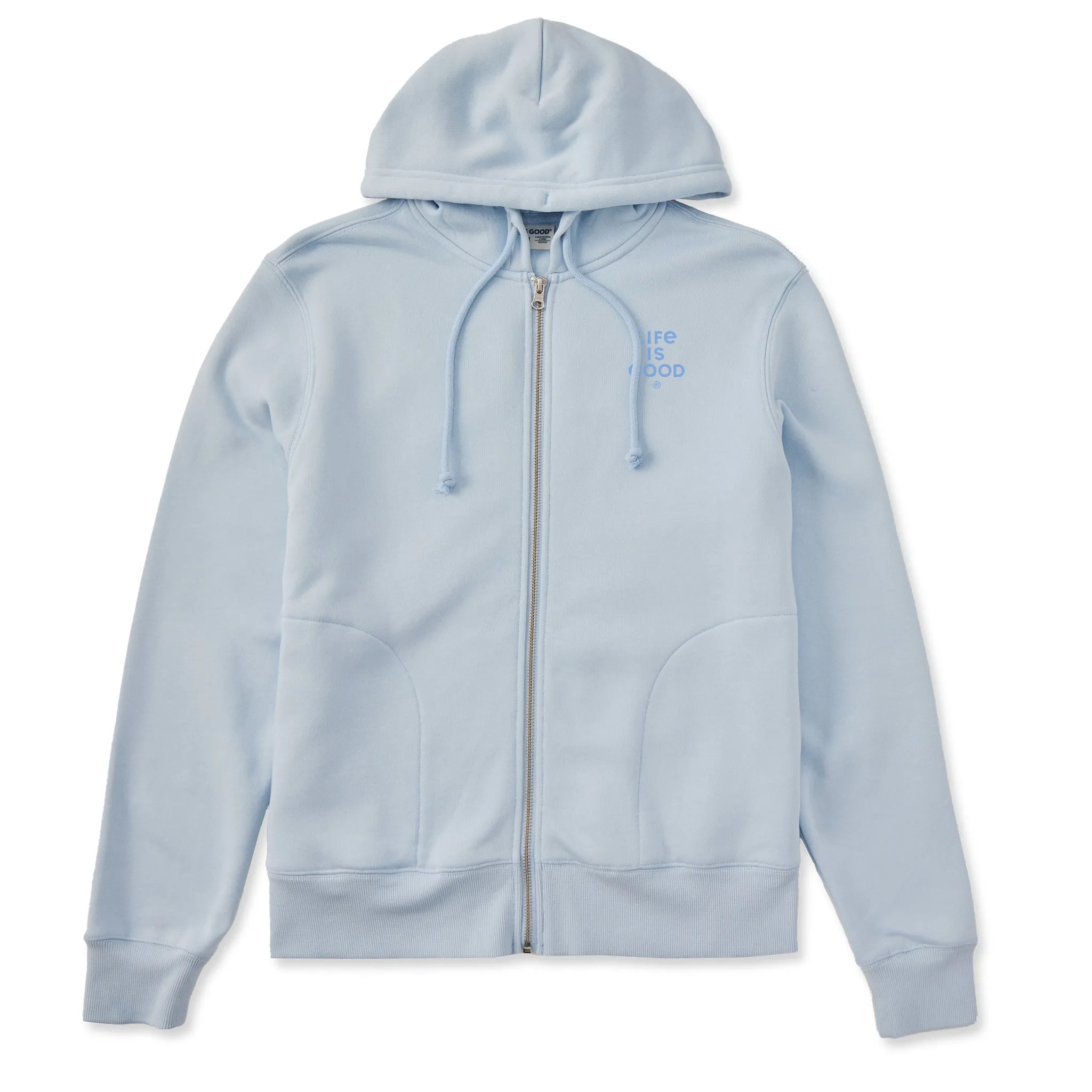 Women's Bert's Stacked LIG Good Vibes Fleece Zip Hoodie sold by Life is Good product image thumbnail 5