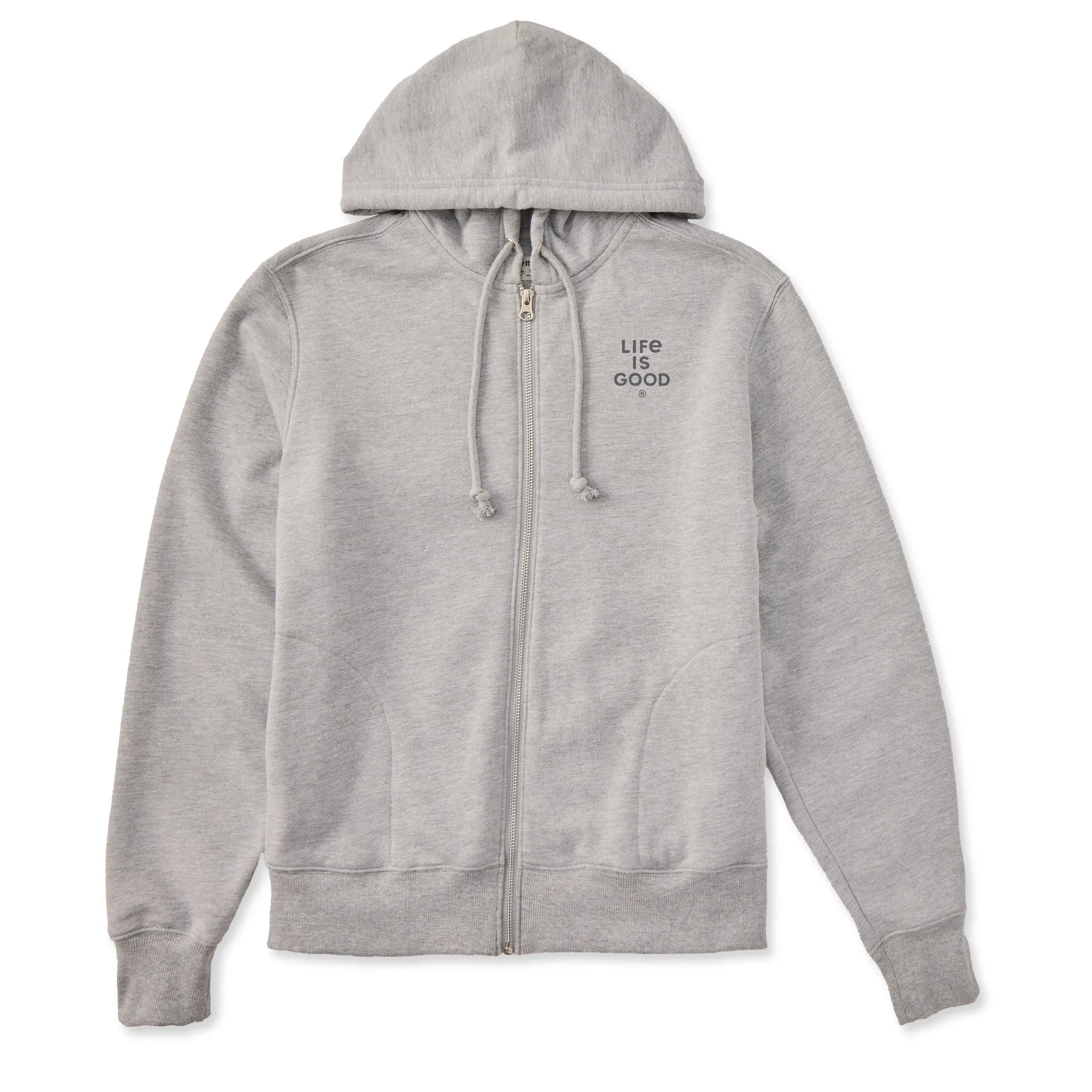 Women's Bert's Stacked LIG Good Vibes Fleece Zip Hoodie sold by Life is Good product image thumbnail 3