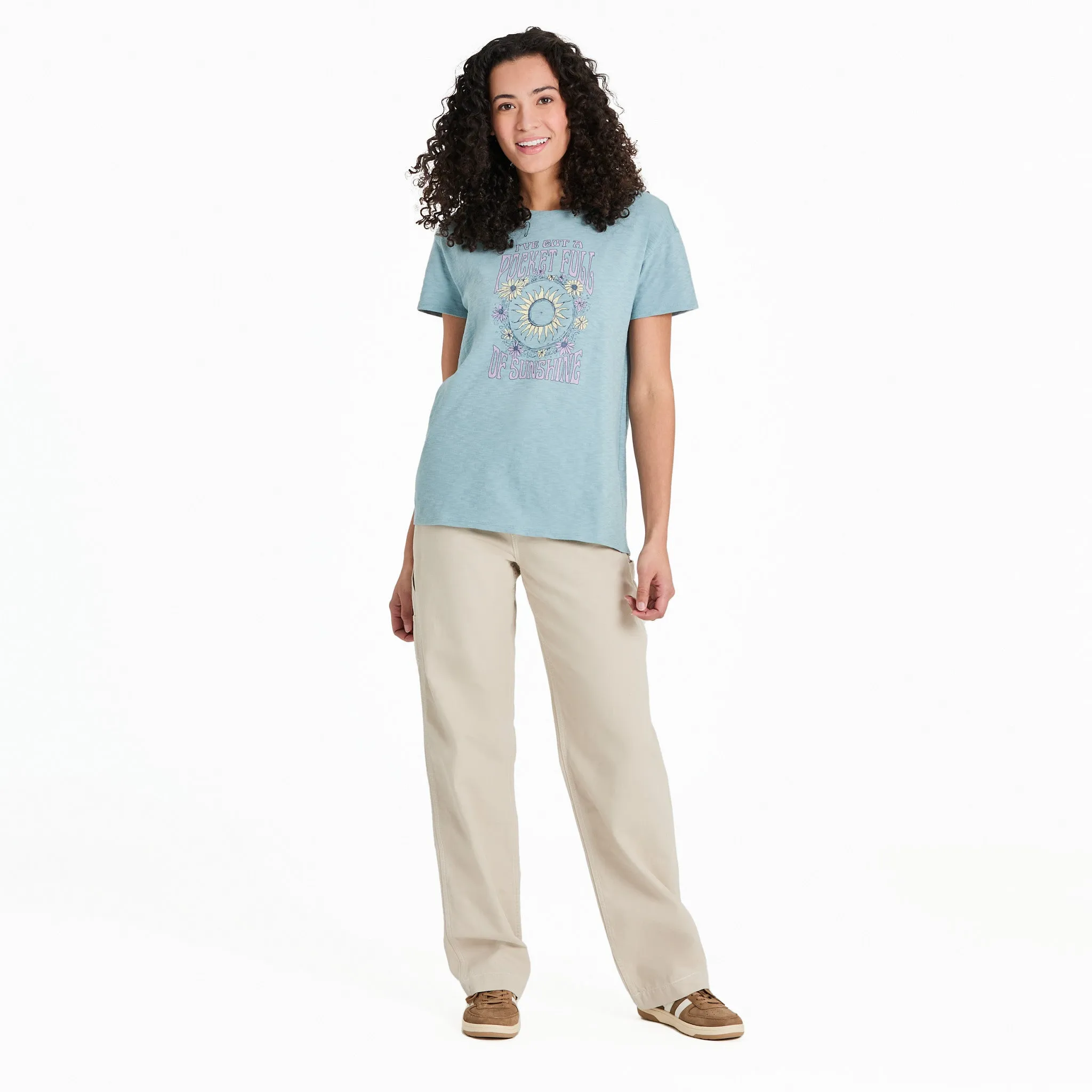 Women's Pocket Full of Sunshine Sun Slub Easy Fit Tee sold by Life is Good product image thumbnail 4
