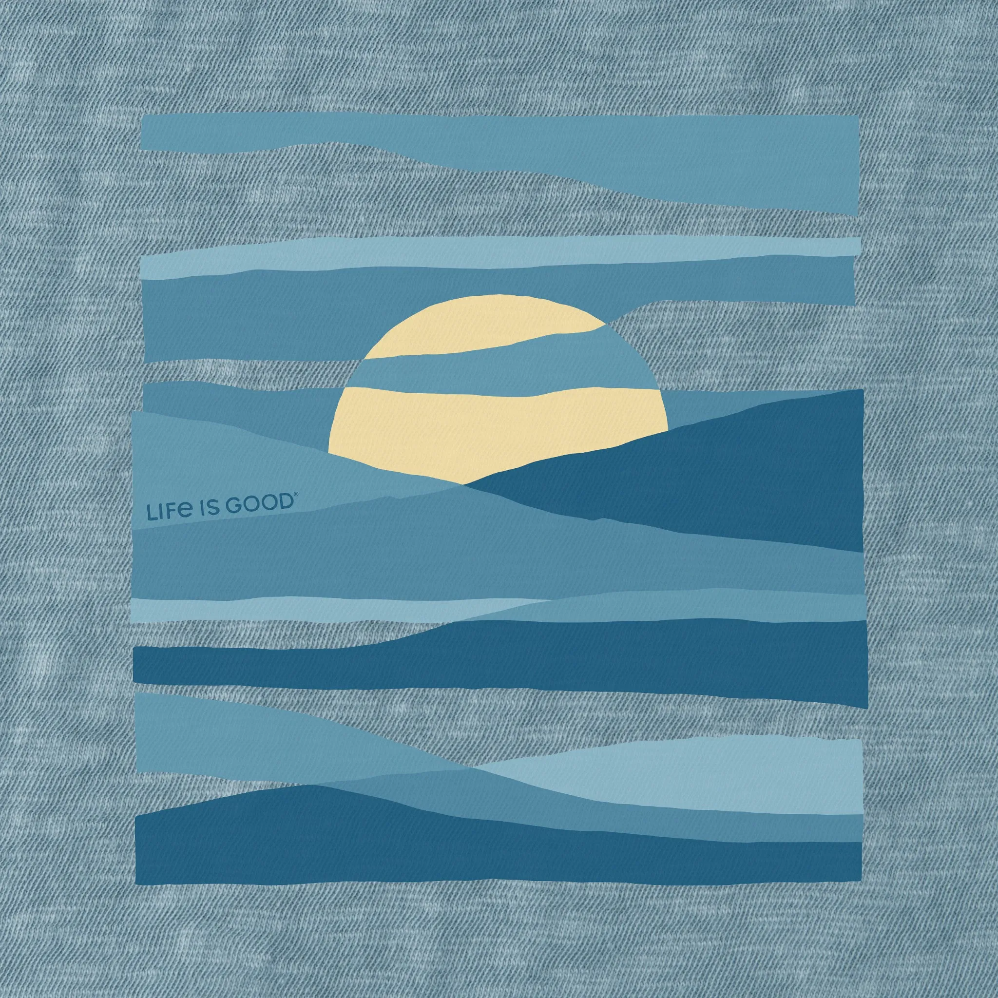 Men's Sunset Through the Clouds Long Sleeve Sun Crusher Hoodie sold by Life is Good product image thumbnail 2