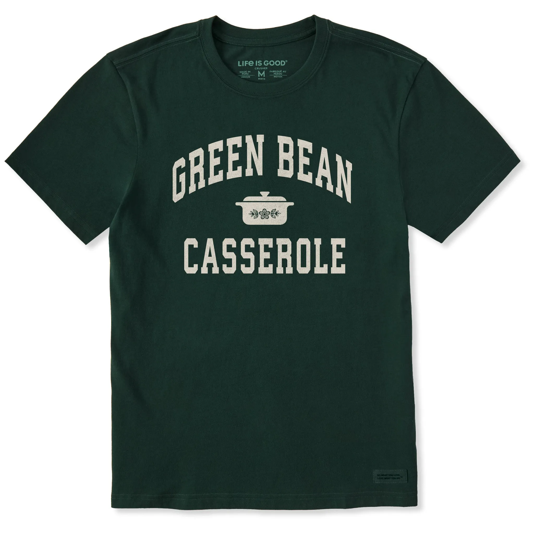 Men's Green Bean Casserole Athletic Arch Short Sleeve Crusher Tee sold by Life is Good