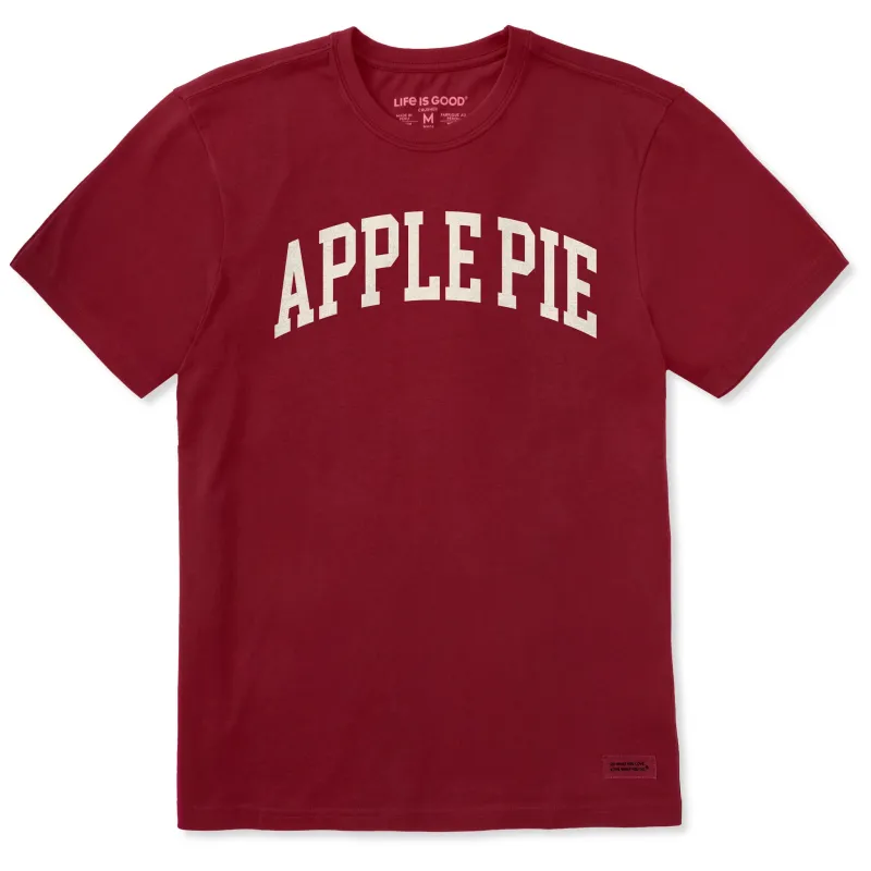 Men's Apple Pie Athletic Arch Short Sleeve Crusher Tee sold by Life is Good