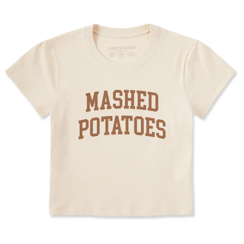 Women's Mashed Potatoes Athletic Arch Crusher-LITE Shrunken Tee sold by Life is Good