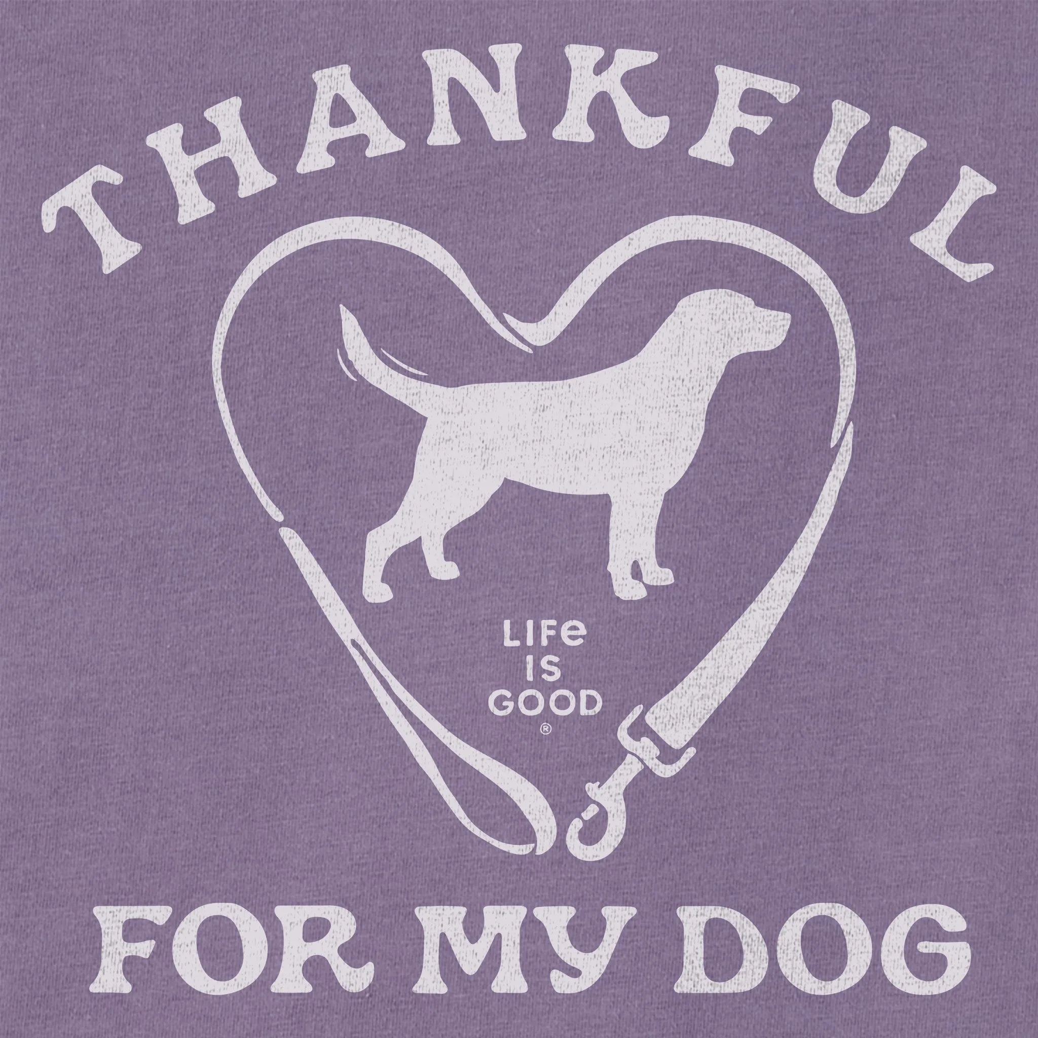Women's Thankful for my Dog Short Sleeve Crusher Boxy Tee sold by Life is Good product image thumbnail 2