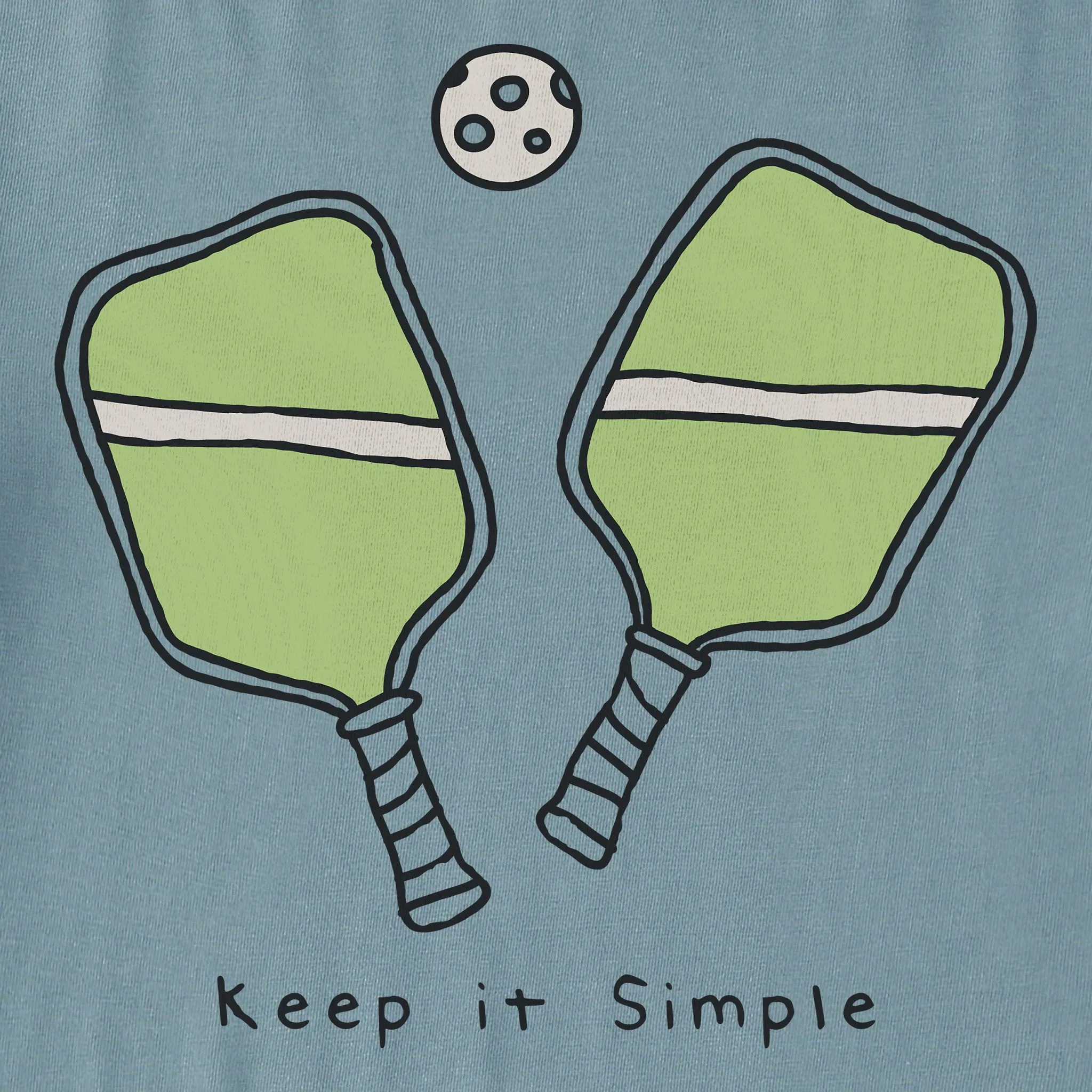 Women's Keep it Pickleball Simple Short Sleeve Crusher Tee sold by Life is Good product image thumbnail 2