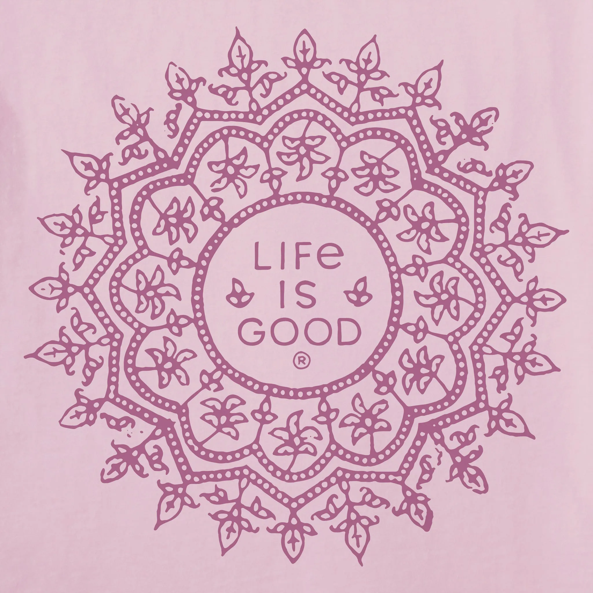 Women's Fleur Mandala Short Sleeve Crusher Tee sold by Life is Good product image thumbnail 2