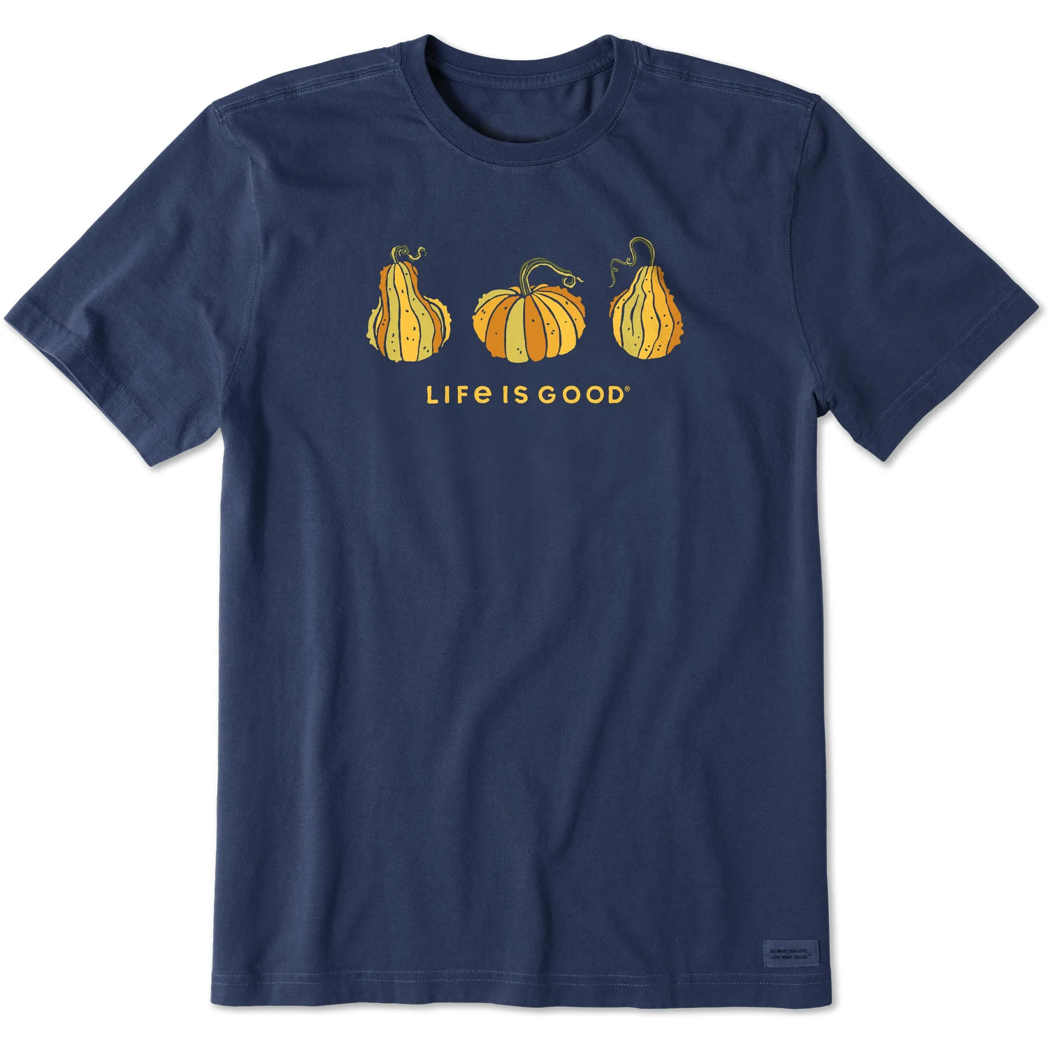 Men's Gourd Trio Short Sleeve Crusher Tee sold by Life is Good