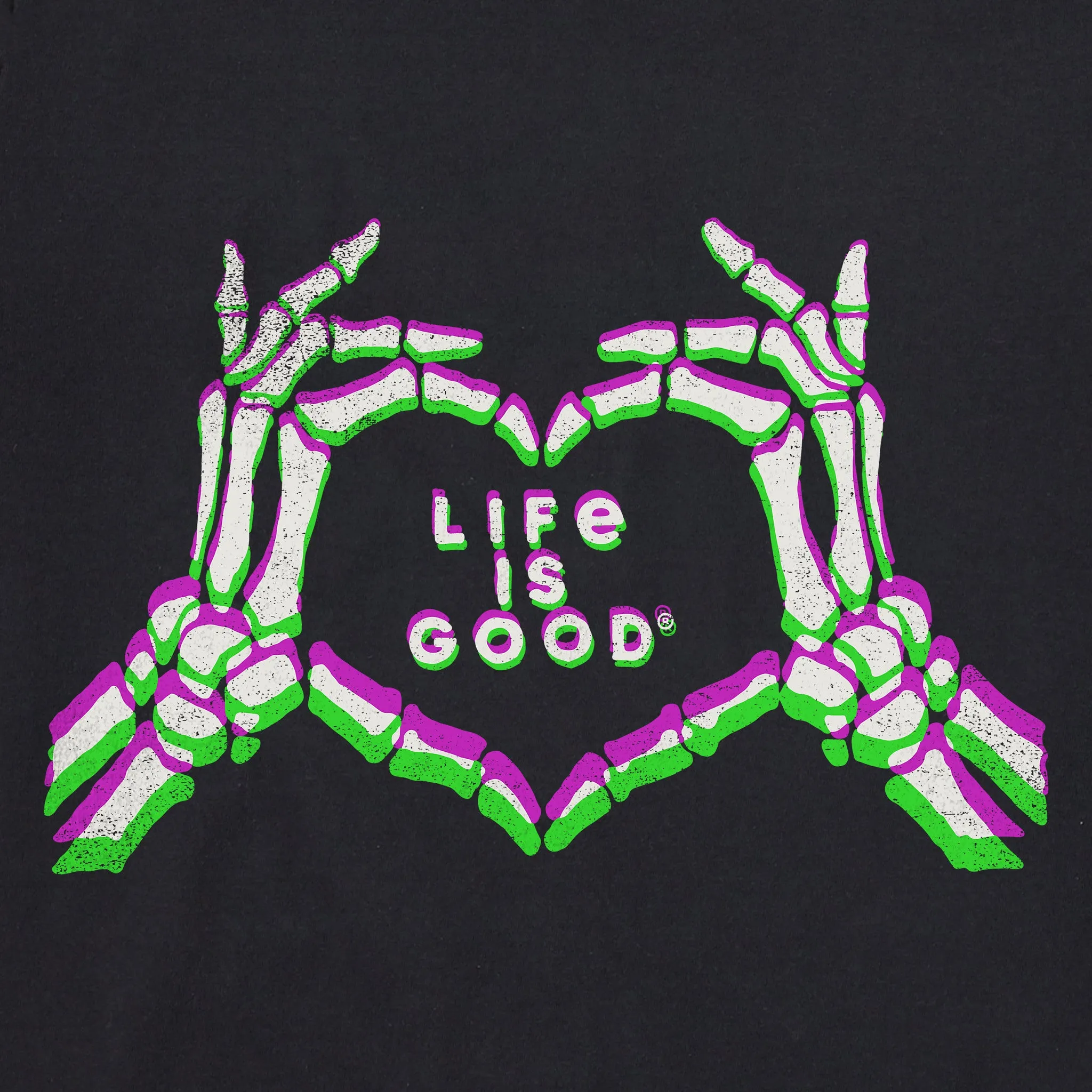 Women's Skeleton Love Crusher-LITE Shrunken Tee sold by Life is Good product image thumbnail 2