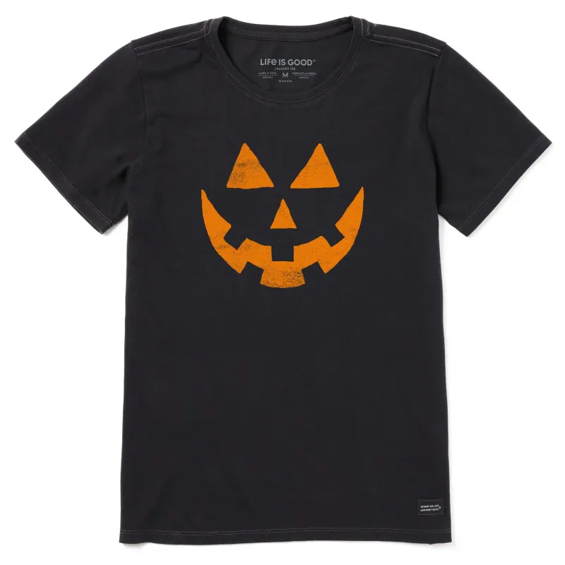 Women's Big Jack O Short Sleeve Crusher Tee sold by Life is Good