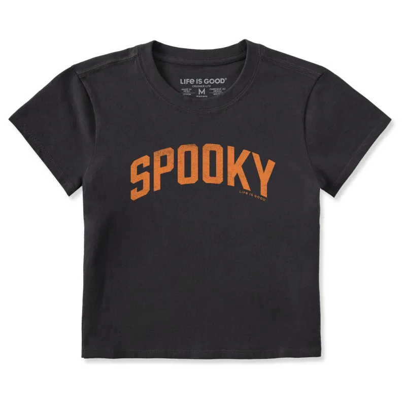 Women's Spooky Athletic Arch Crusher-LITE Shrunken Tee sold by Life is Good