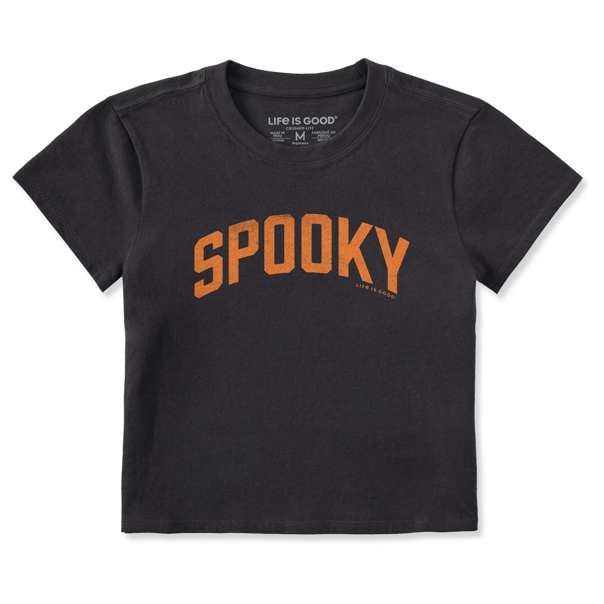 Women's Spooky Athletic Arch Crusher-LITE Shrunken Tee sold by Life is Good