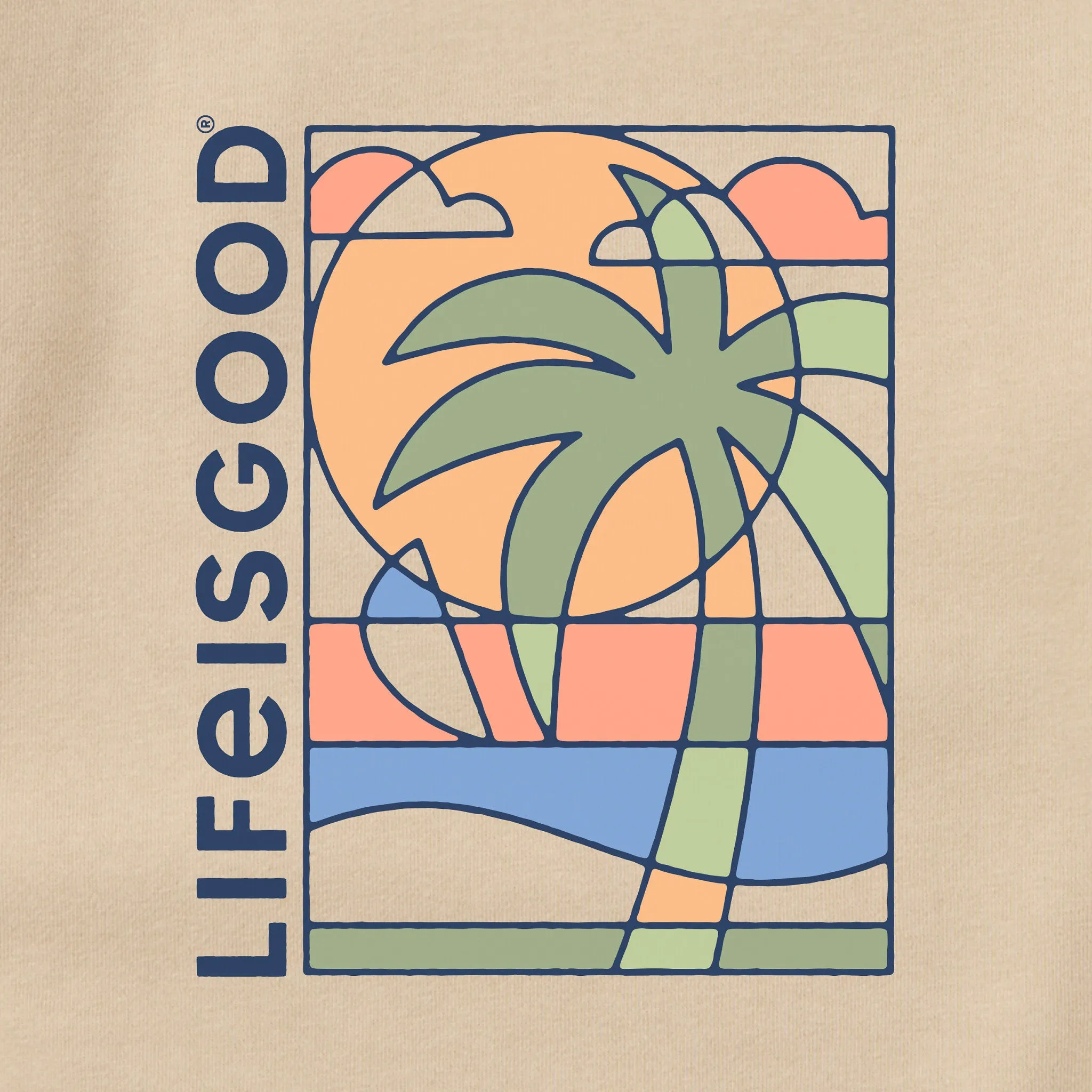 Adult Unisex Abstract Beach Every Wear Crew Sweatshirt sold by Life is Good product image thumbnail 2