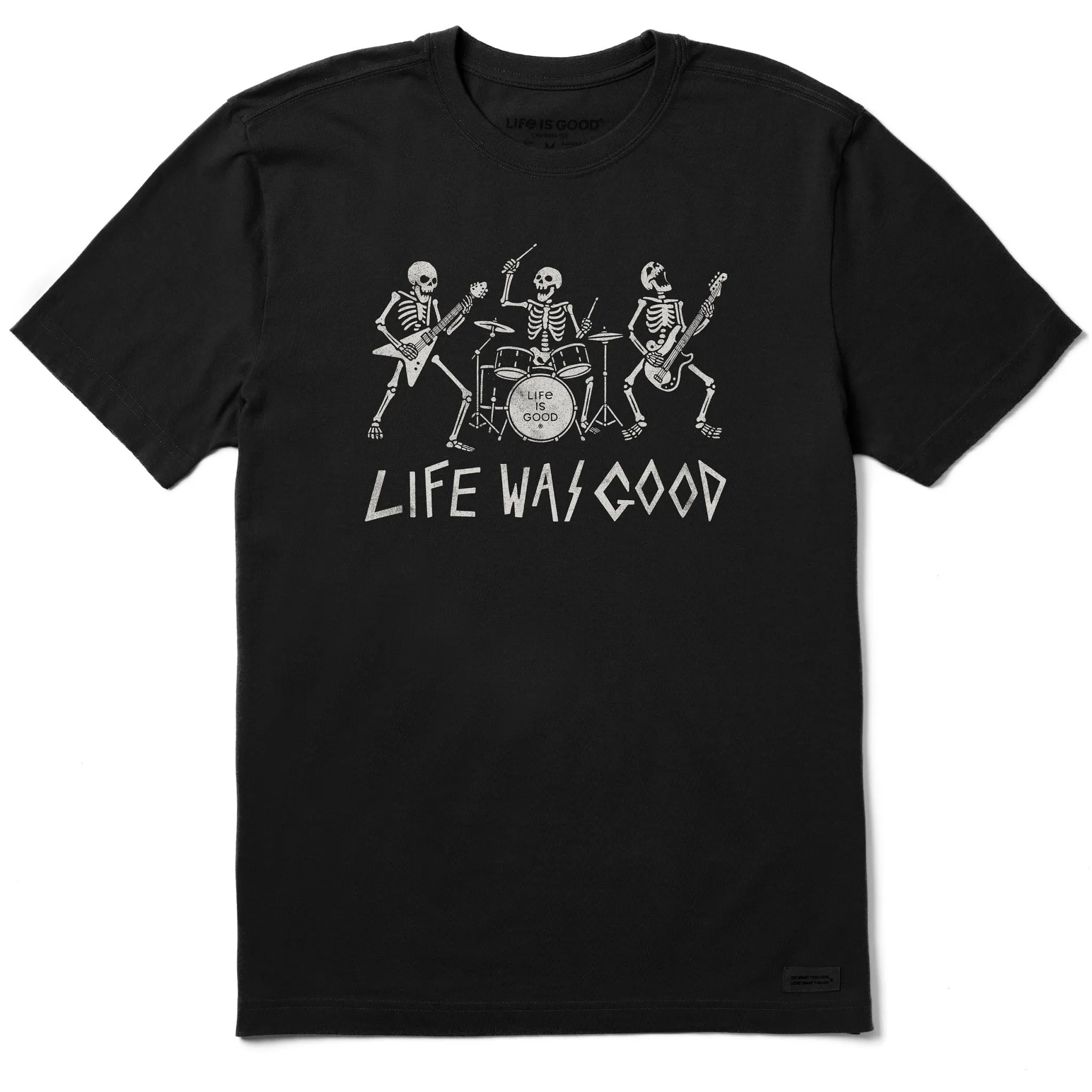 Men's Life Was Good Rock Band Short Sleeve Crusher Tee sold by Life is Good