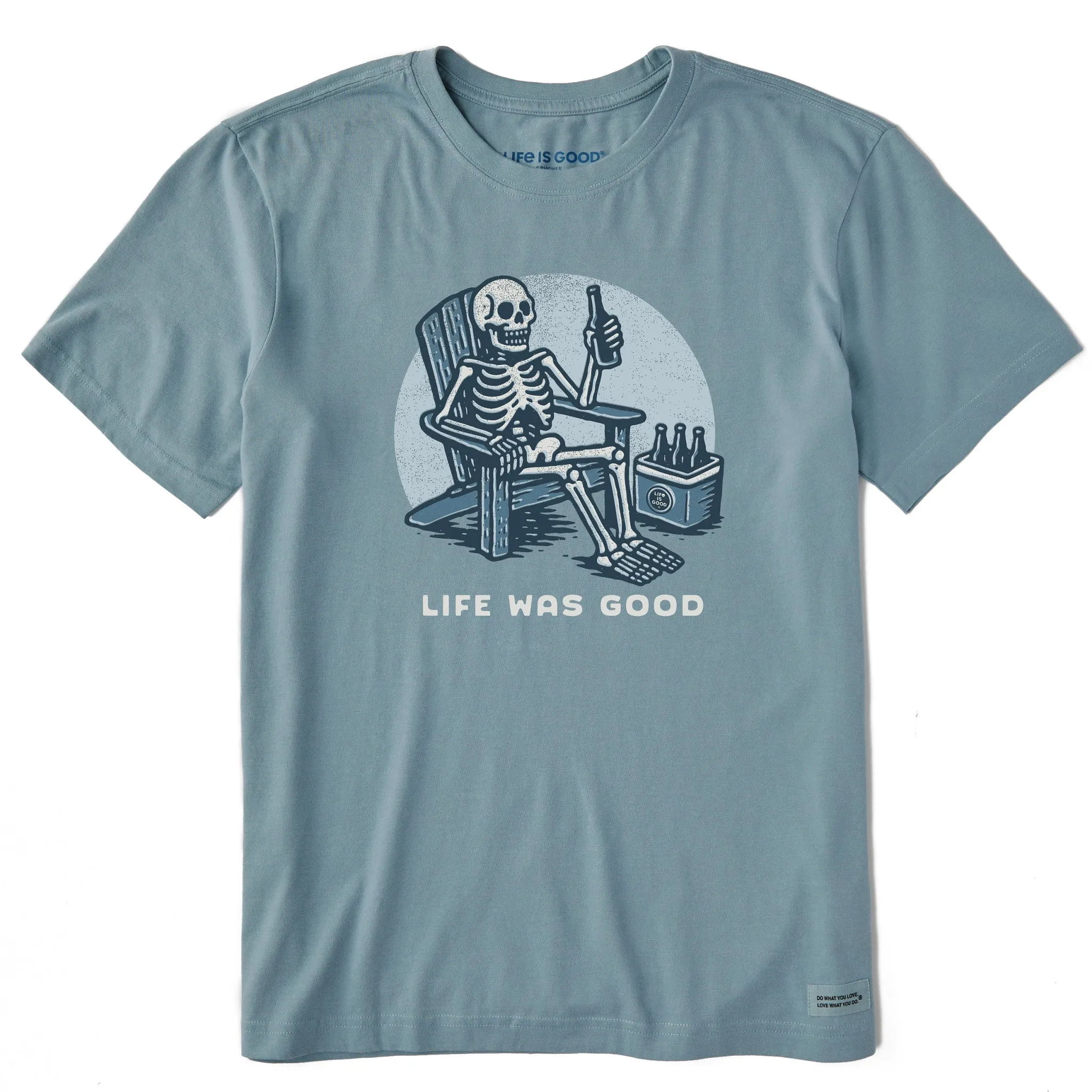 Men's Life Was Good Adirondack Short Sleeve Crusher Tee sold by Life is Good