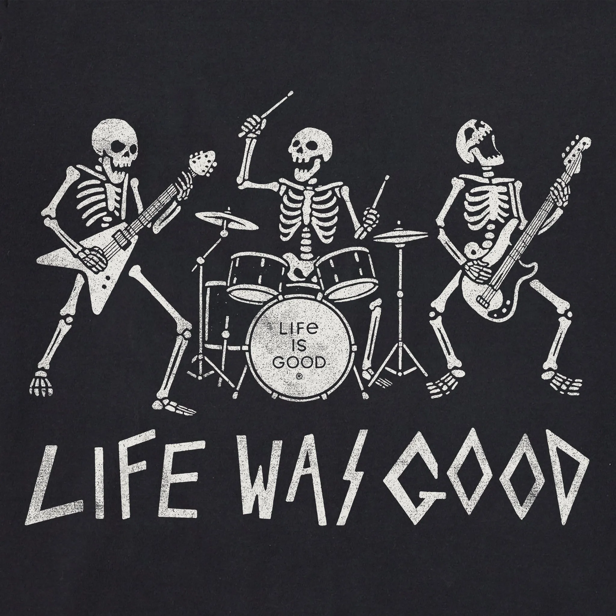 Women's Life Was Good Rock Band Crusher-LITE Shrunken Tee sold by Life is Good product image thumbnail 2