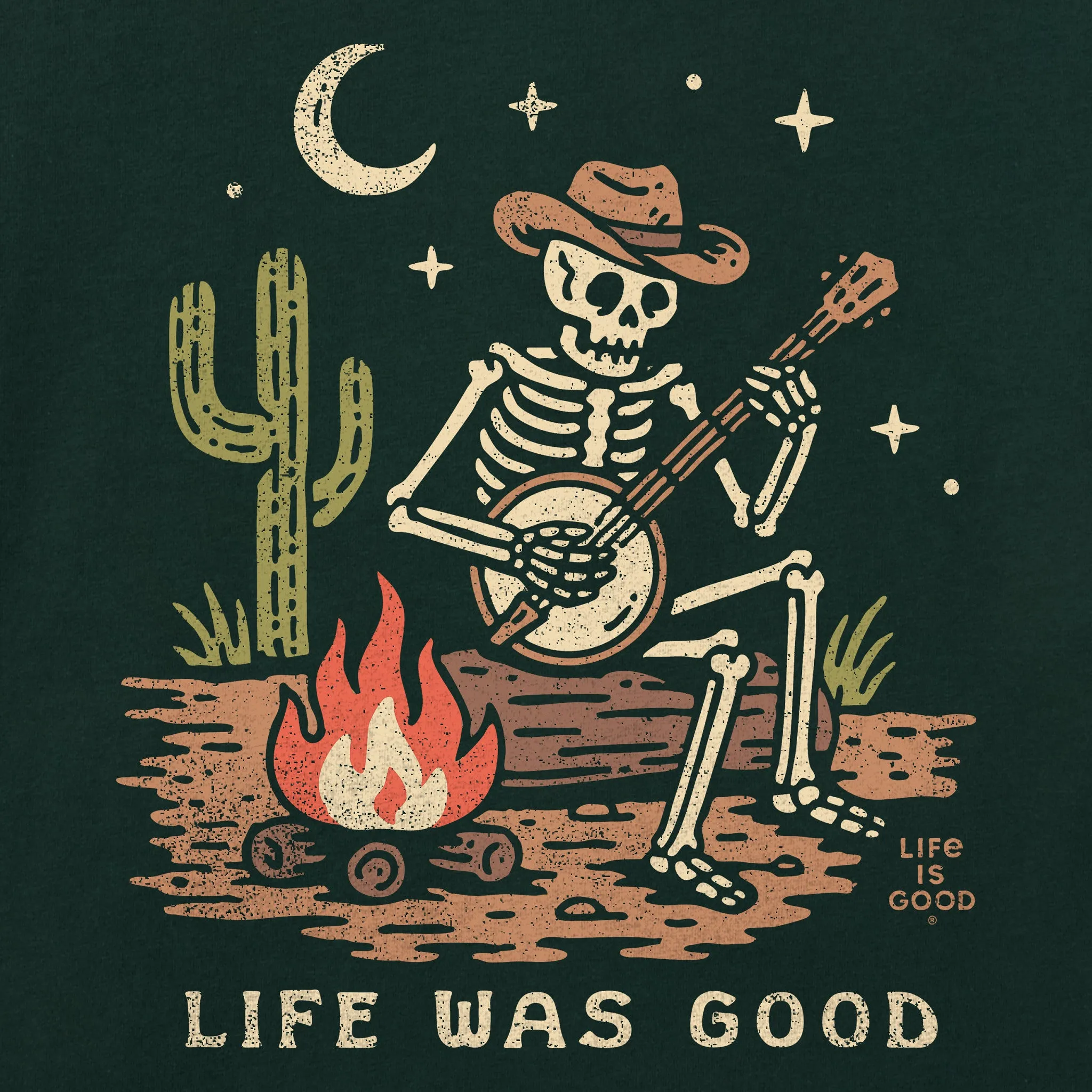 Women's Life Was Good in the Desert Short Sleeve Crusher Boxy Tee sold by Life is Good product image thumbnail 2