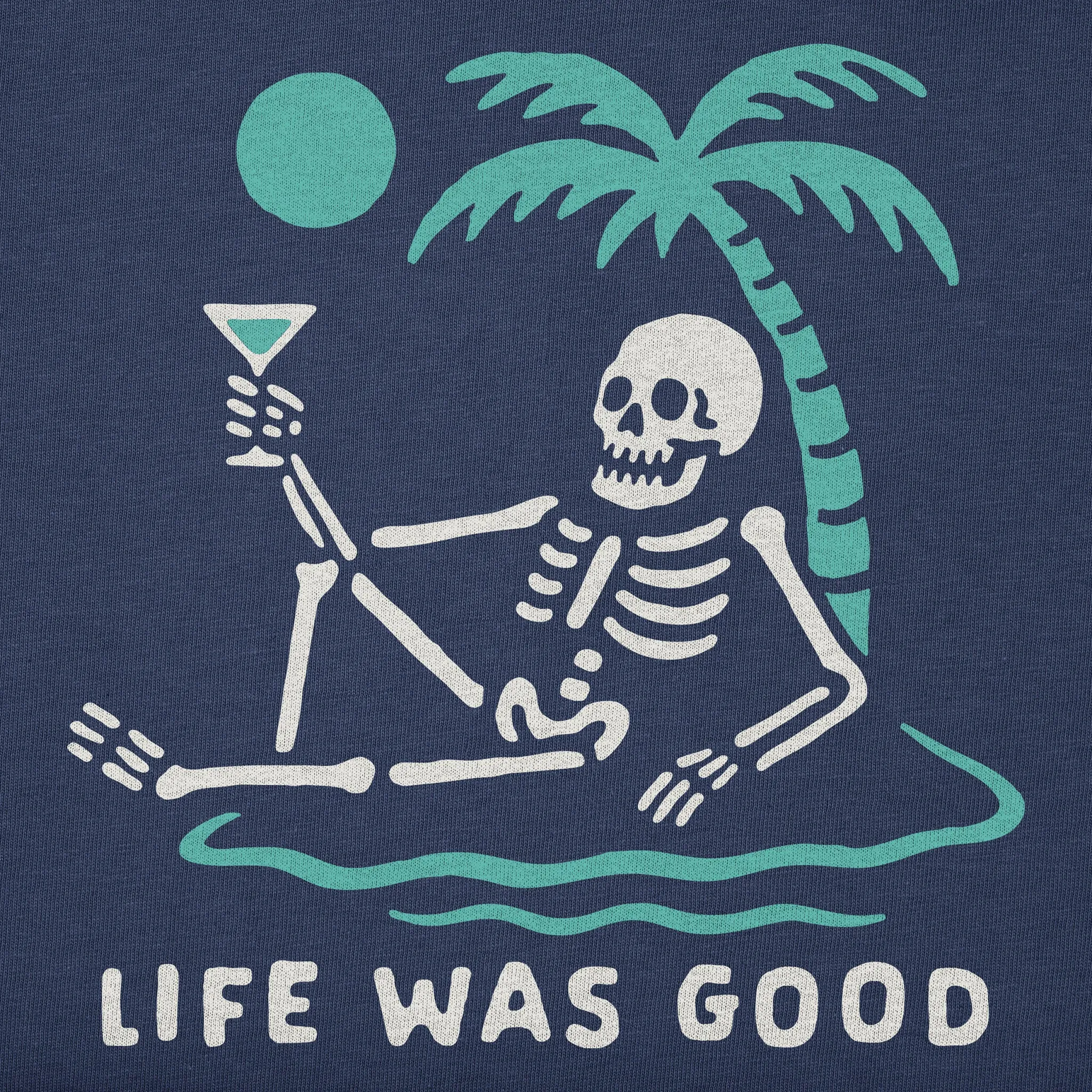 Women's Life Was Good on the Beach Short Sleeve Crusher Boxy Tee sold by Life is Good product image thumbnail 2
