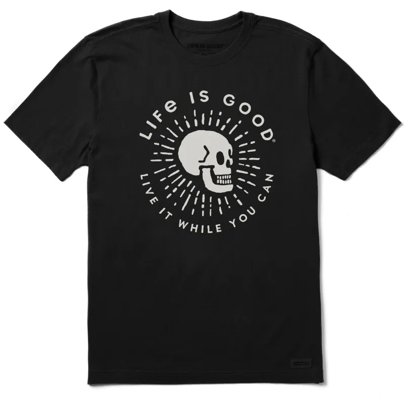 Men's Live it While You Can Short Sleeve Crusher Tee sold by Life is Good
