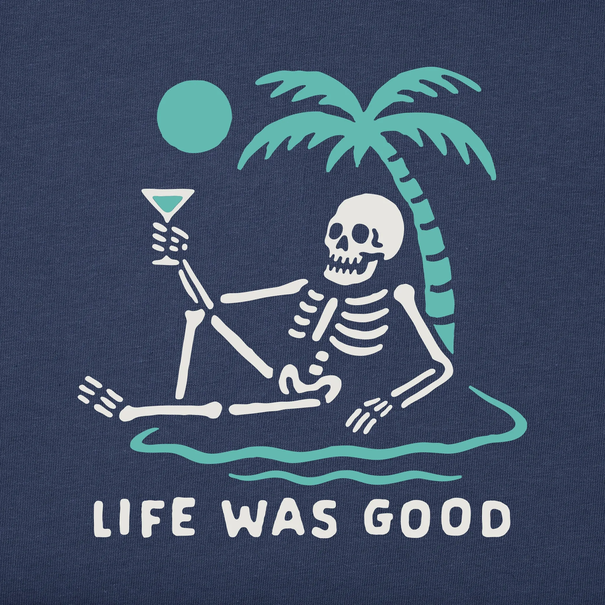 Women's Life Was Good on the Beach Short Sleeve Crusher Tee sold by Life is Good product image thumbnail 2