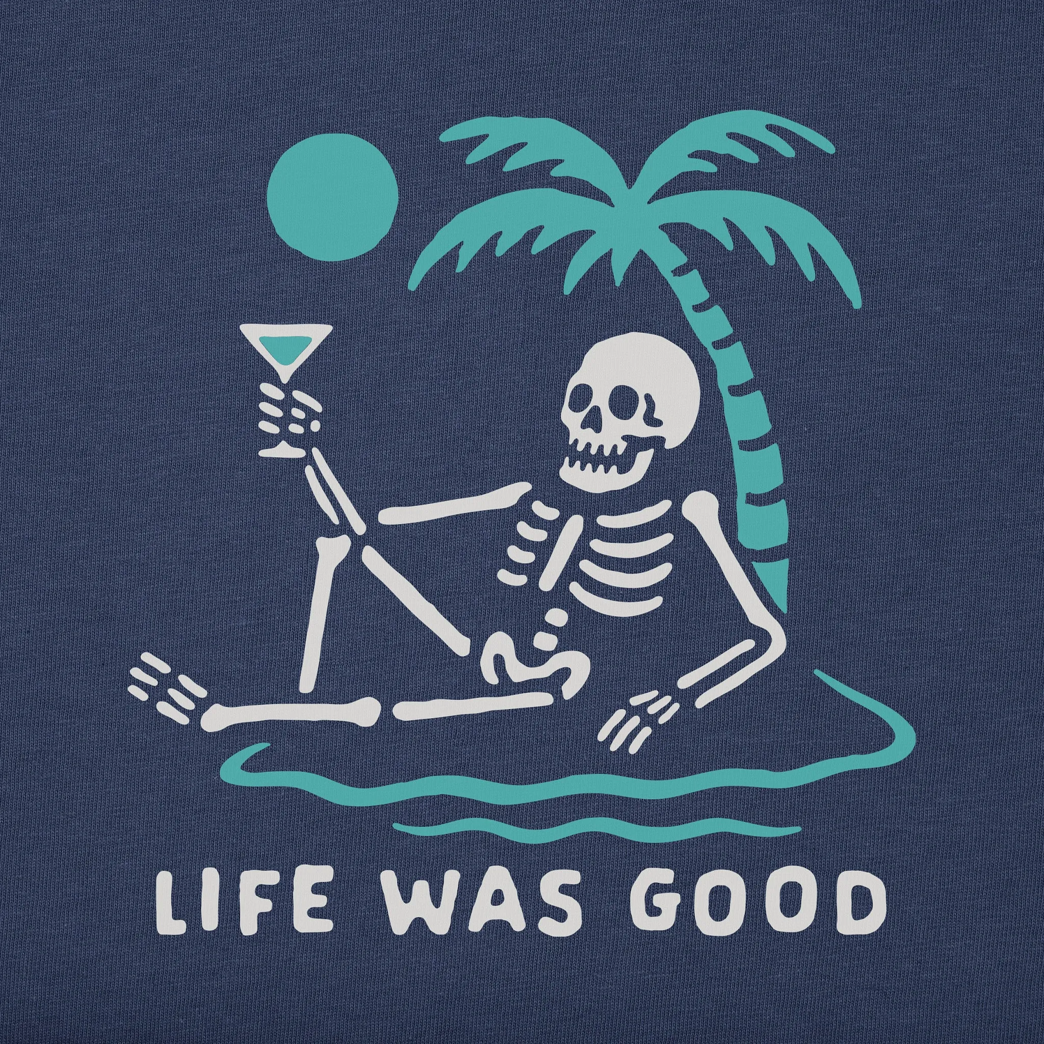 Men's Life Was Good on the Beach Short Sleeve Crusher Tee sold by Life is Good product image thumbnail 2
