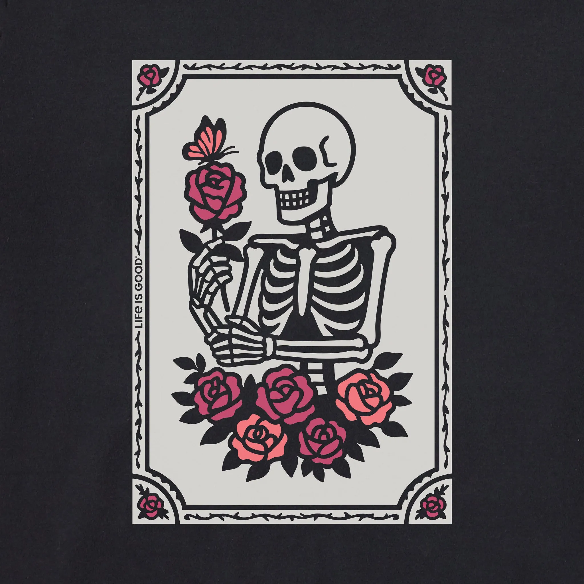 Women's Skeleton Portrait Short Sleeve Crusher Tee sold by Life is Good product image thumbnail 2