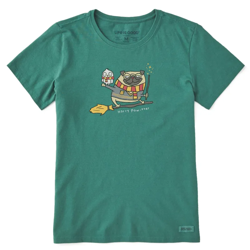 Women's Harry Paw-ter Short Sleeve Crusher Tee sold by Life is Good