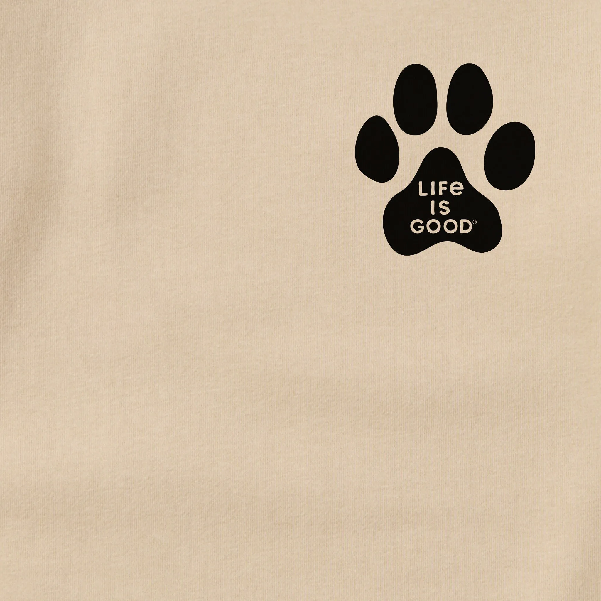 Adult Unisex Walking Paws Every Wear Crew Sweatshirt sold by Life is Good product image thumbnail 3