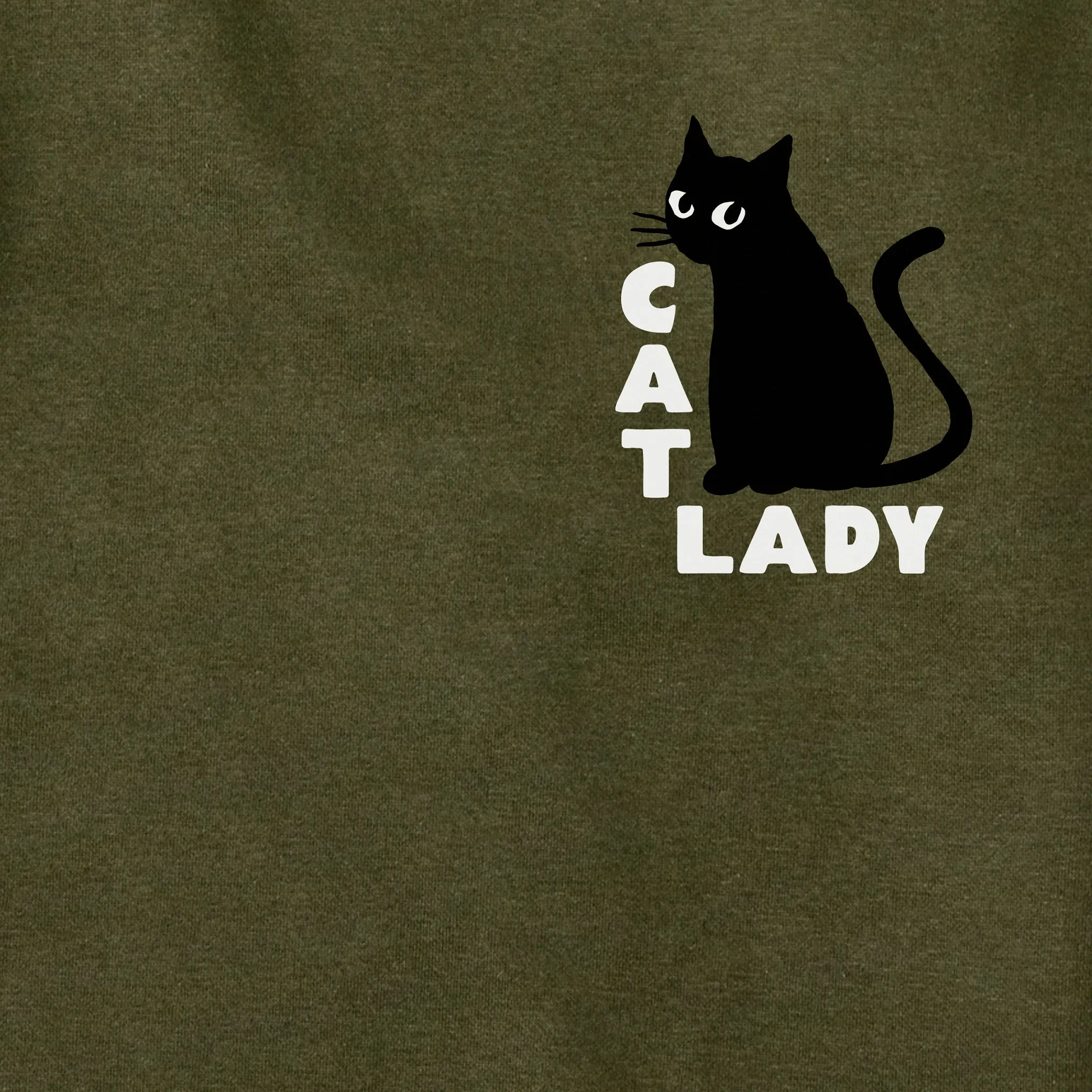 Adult Unisex Cat Lady Mini Every Wear Hoodie Sweatshirt sold by Life is Good product image thumbnail 2