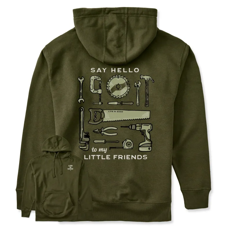 Adult Unisex Say Hello to My Little Friends Tools Every Wear Hoodie Sweatshirt sold by Life is Good