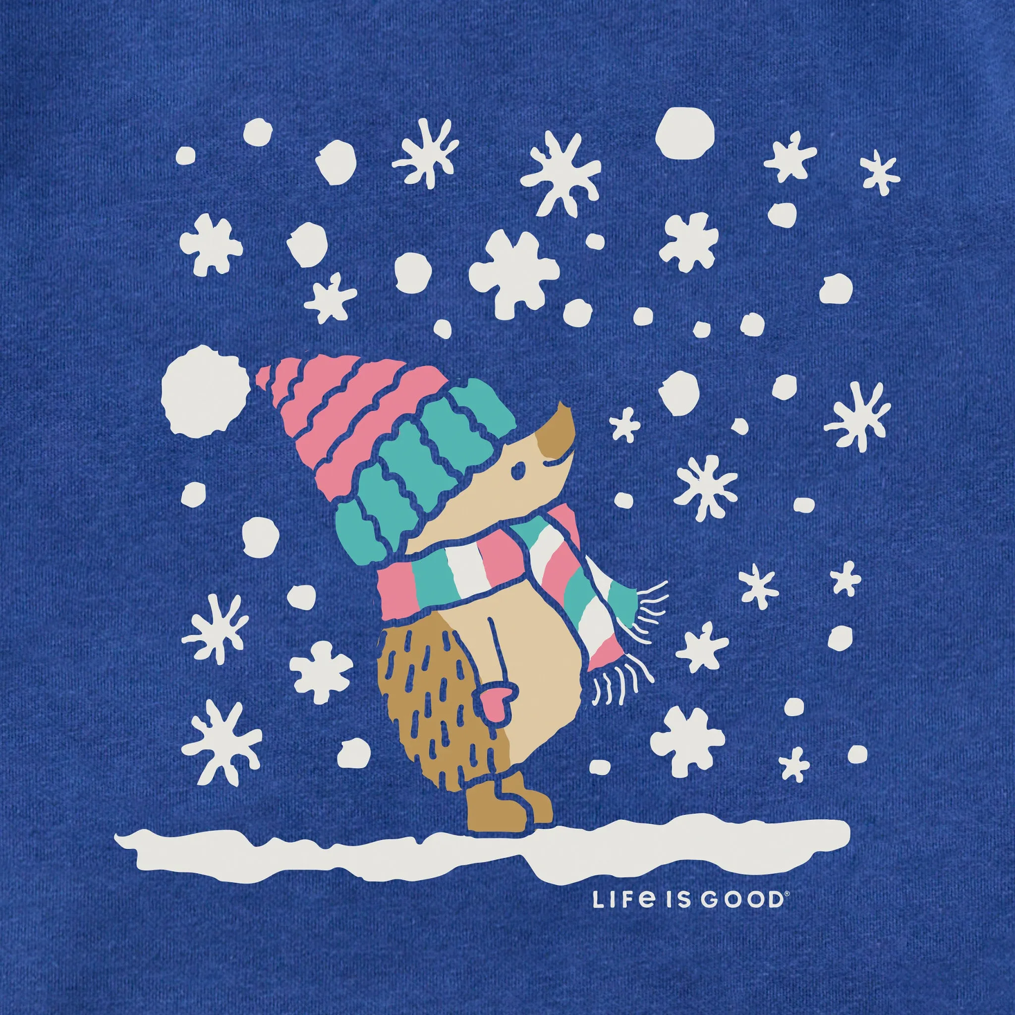 Adult Unisex Cozy Hedgehog Every Wear Hoodie Sweatshirt sold by Life is Good product image thumbnail 2