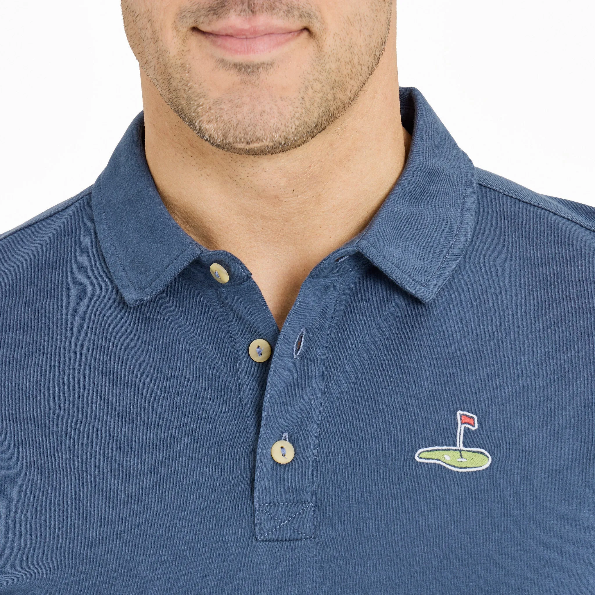 Men's LC Golf Flag Short Sleeve Crusher-LITE Polo sold by Life is Good product image thumbnail 2