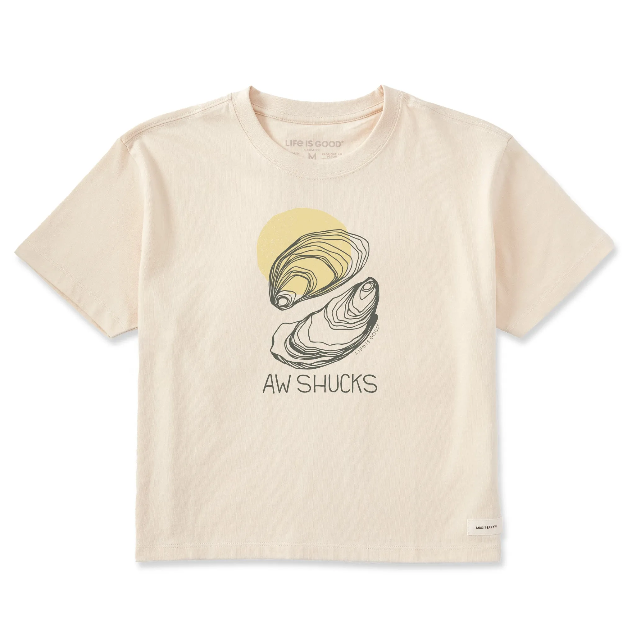 Women's Aw Shucks Short Sleeve Crusher Boxy Tee sold by Life is Good