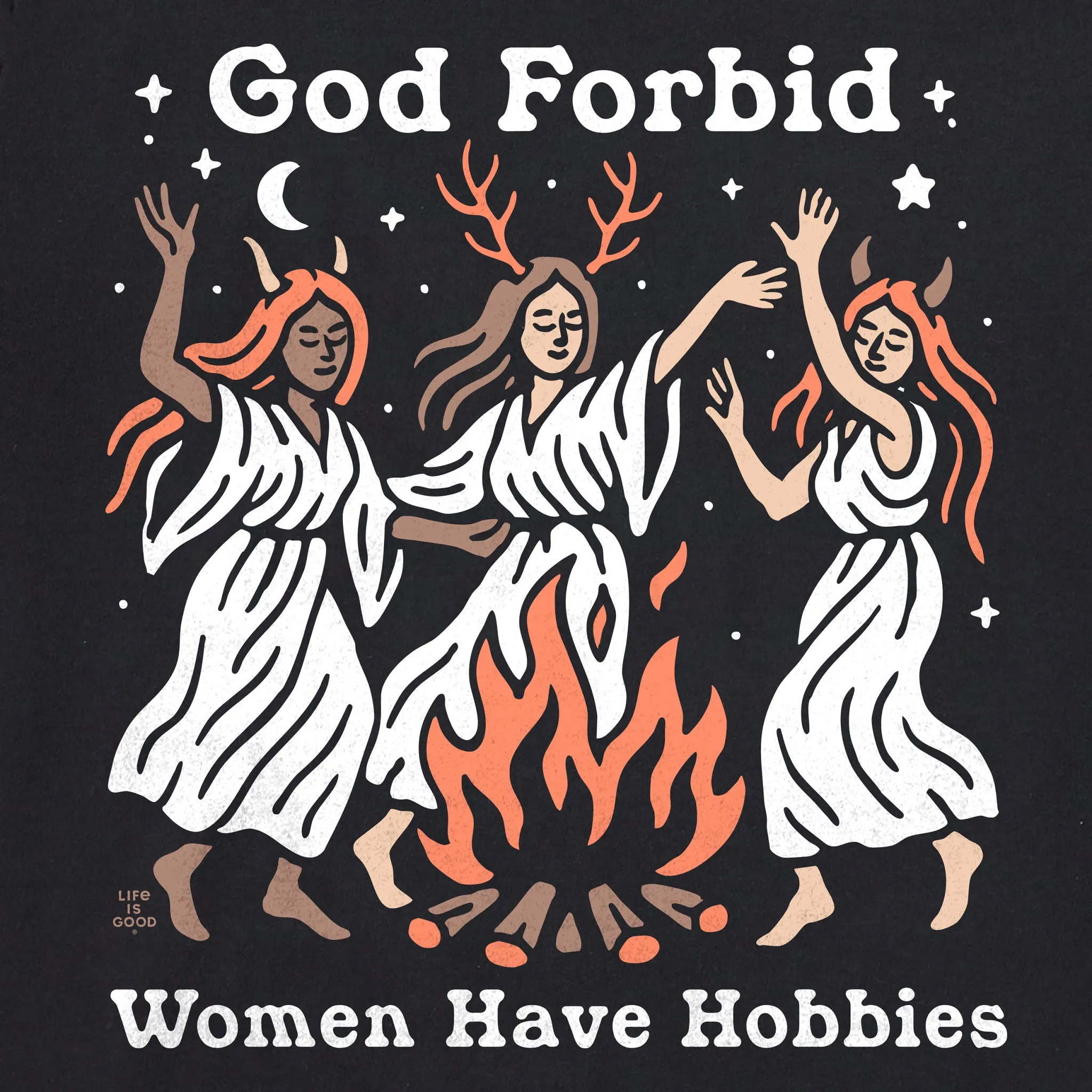 Women's Bonfire Hobbies Long Sleeve Crusher Tee sold by Life is Good product image thumbnail 2