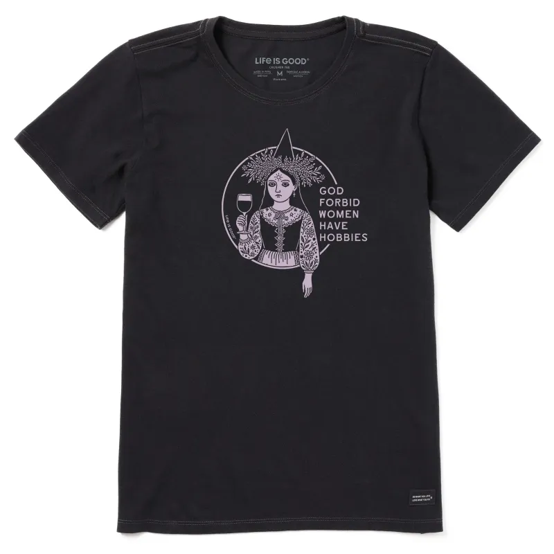 Women's Flower Hobbies Short Sleeve Crusher Tee sold by Life is Good