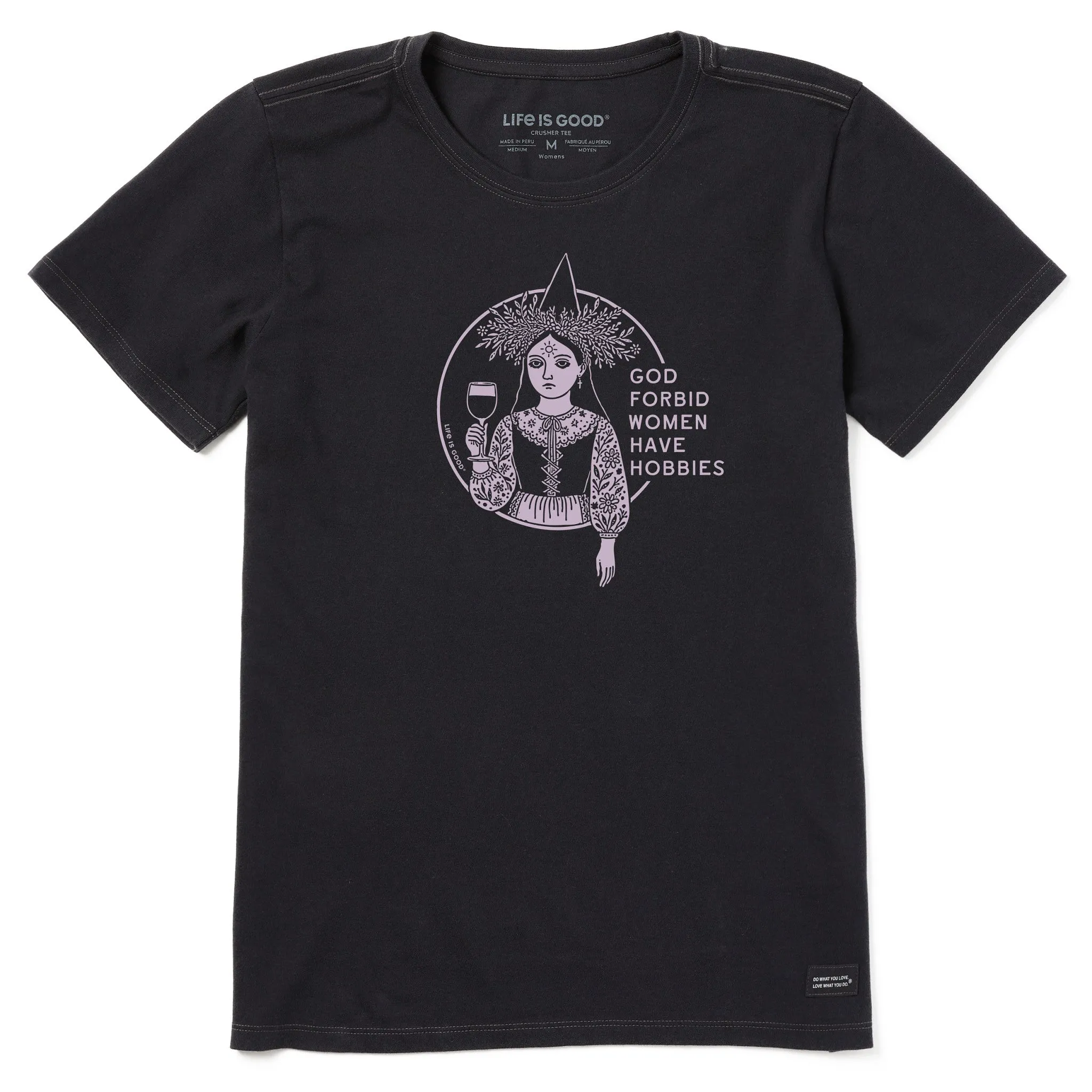 Women's Flower Hobbies Short Sleeve Crusher Tee sold by Life is Good