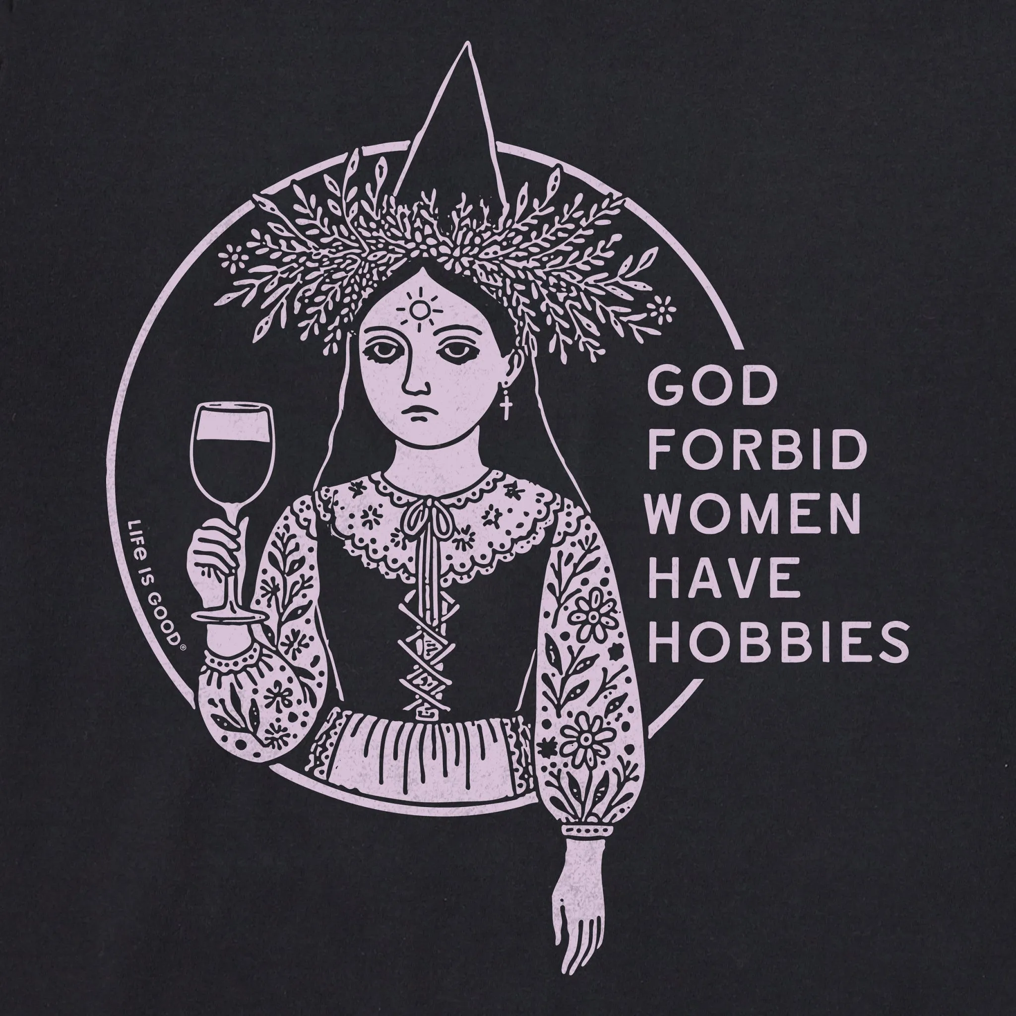 Women's Flower Hobbies Short Sleeve Crusher Tee sold by Life is Good product image thumbnail 2