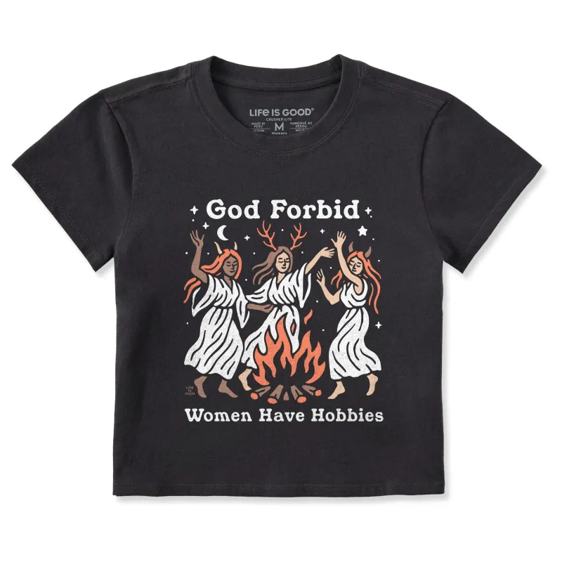 Women's Bonfire Hobbies Crusher-LITE Shrunken Tee sold by Life is Good