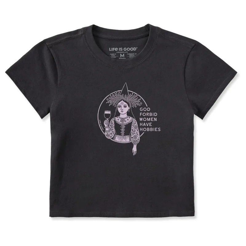 Women's Flower Hobbies Crusher-LITE Shrunken Tee sold by Life is Good