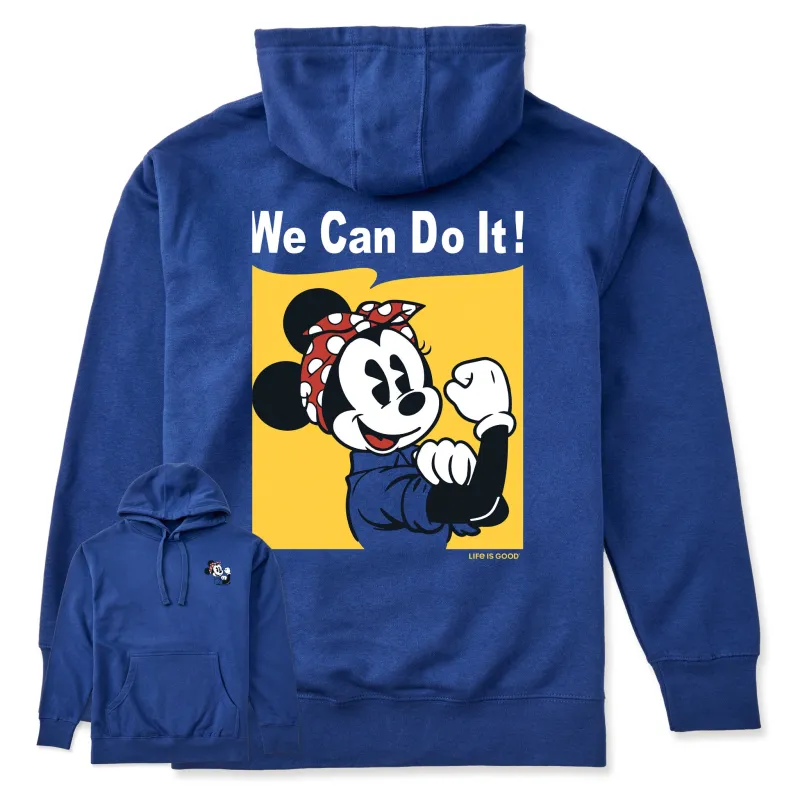 Adult Unisex We Can Do It Mouse Every Wear Hoodie Sweatshirt sold by Life is Good