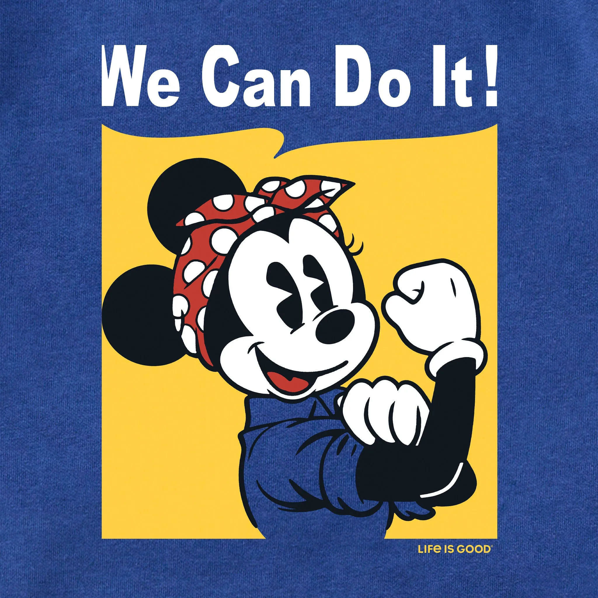 Adult Unisex We Can Do It Mouse Every Wear Hoodie Sweatshirt sold by Life is Good product image thumbnail 2