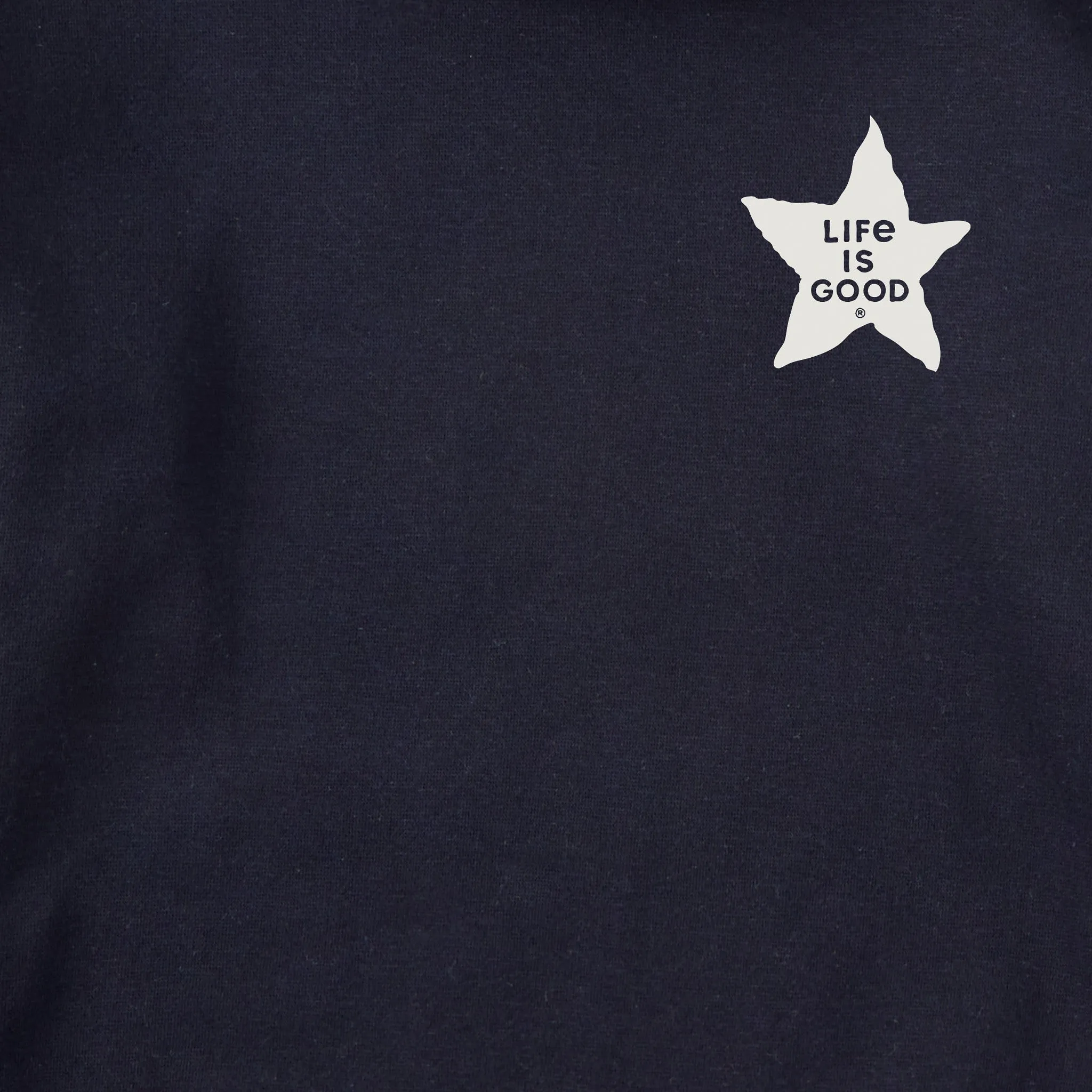 Adult Unisex Home of the Brave Raggedy Flag Every Wear Hoodie Sweatshirt sold by Life is Good product image thumbnail 3