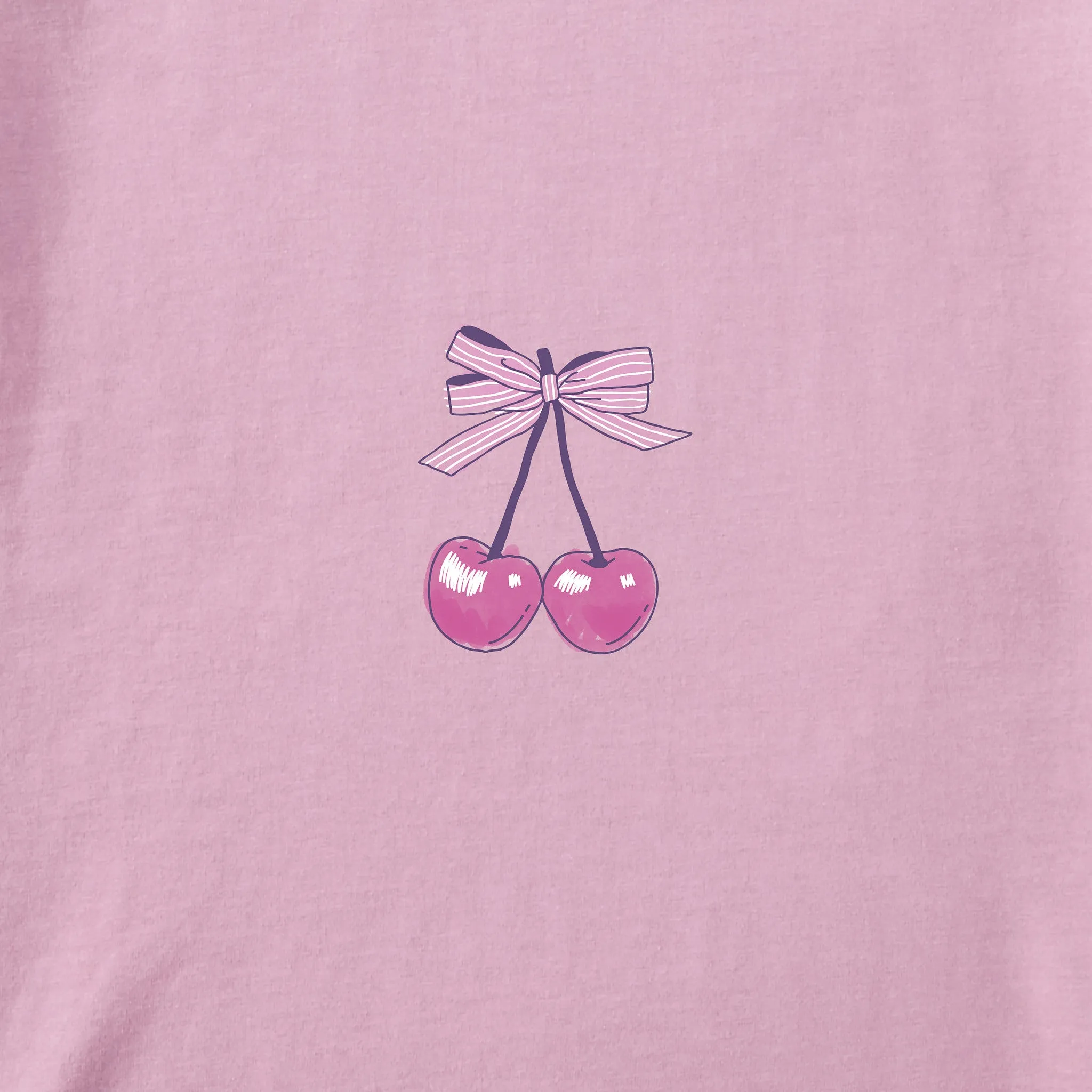 Women's Mini Cherry Pair Simply True Fleece Crew sold by Life is Good product image thumbnail 2