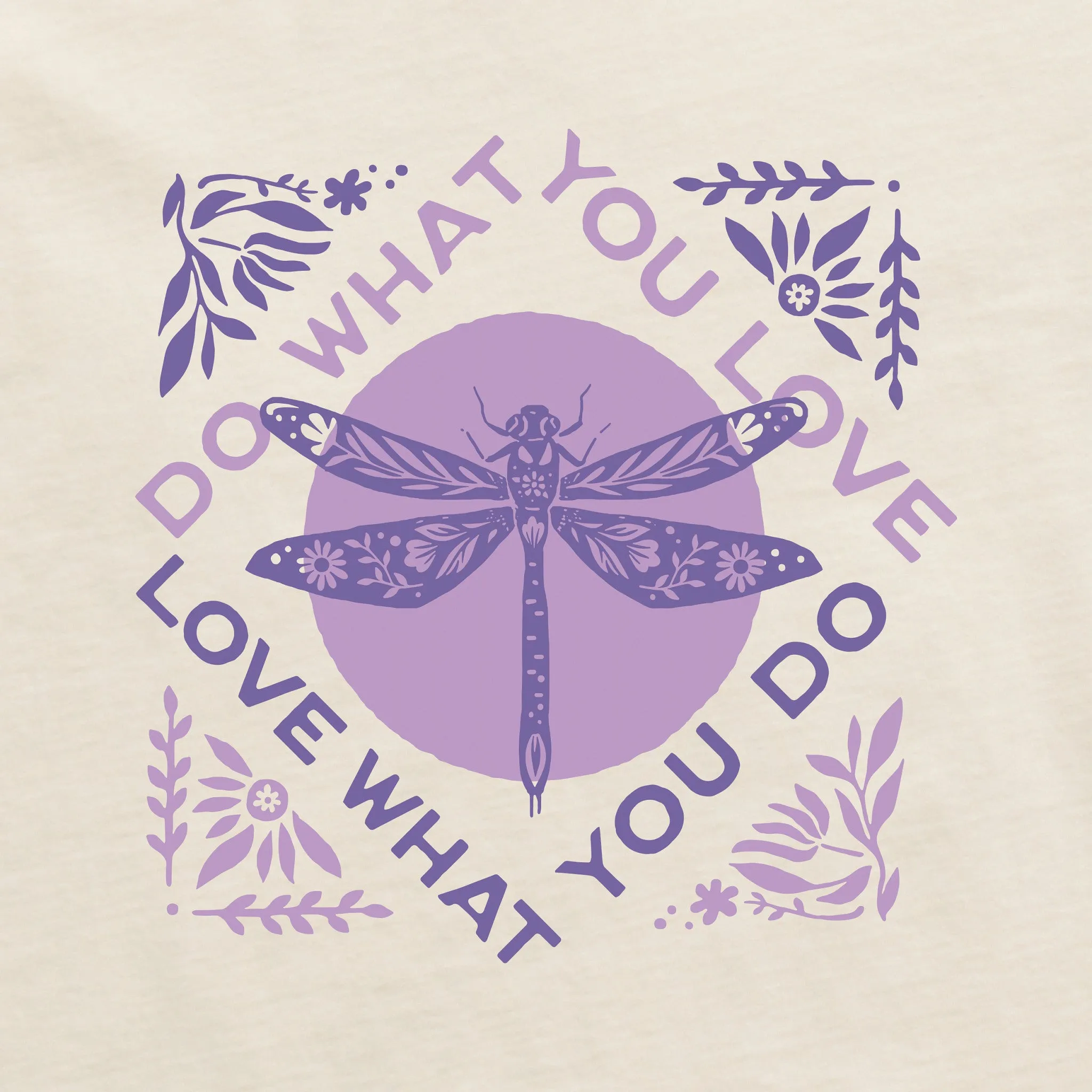 Women's Do What You Love Dragonfly Simply True Crew sold by Life is Good product image thumbnail 2