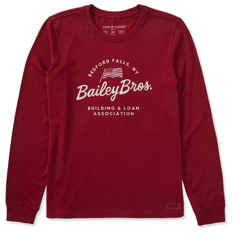Women's Wordsmith Bailey Bros. Long Sleeve Crusher Tee sold by Life is Good