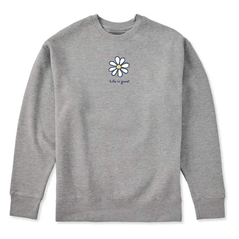 Adult Unisex LIG Daisy Every Wear Crew Sweatshirt made by Life is Good