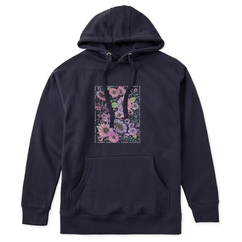 Adult Unisex Beautiful Energy Tie Dye Every Wear Hoodie Sweatshirt sold by Life is Good