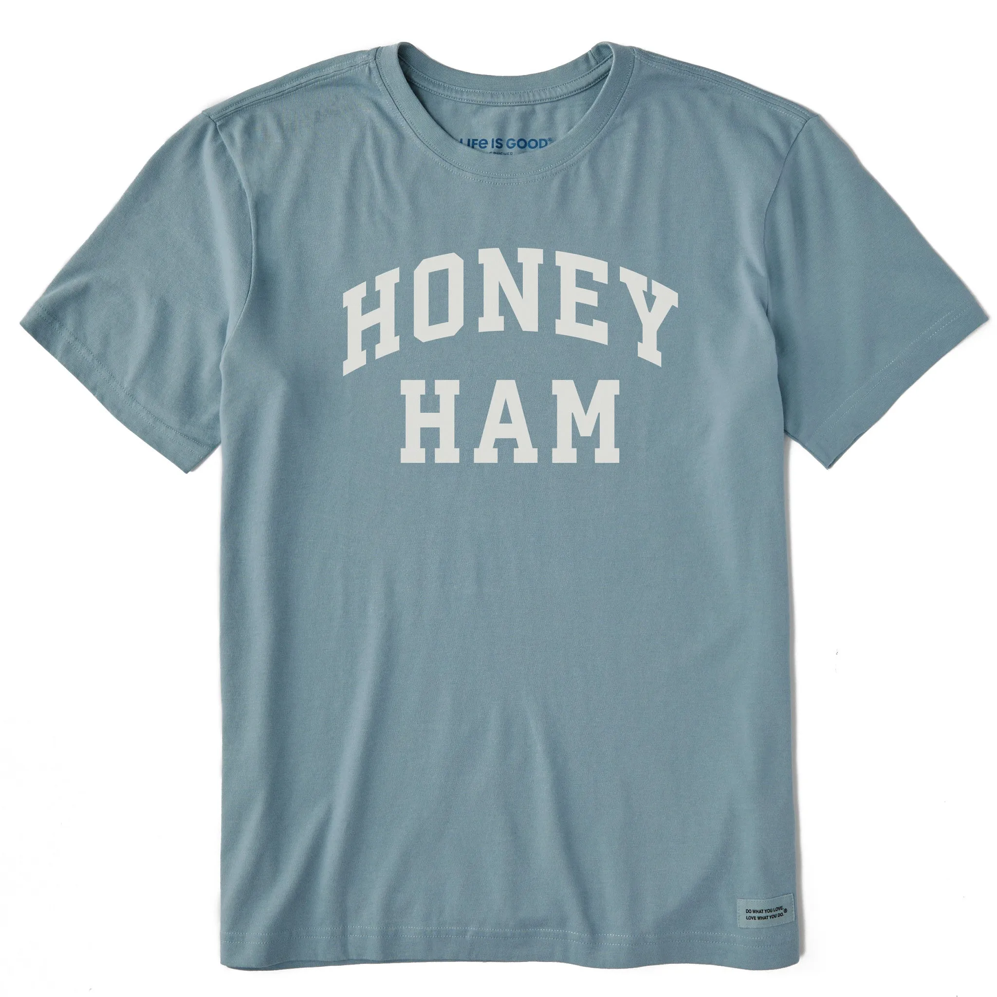 Men's Honey Ham Arch Short Sleeve Crusher Tee sold by Life is Good