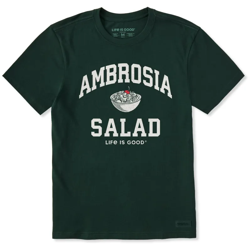 Men's Ambrosia Salad Arch Short Sleeve Crusher Tee sold by Life is Good