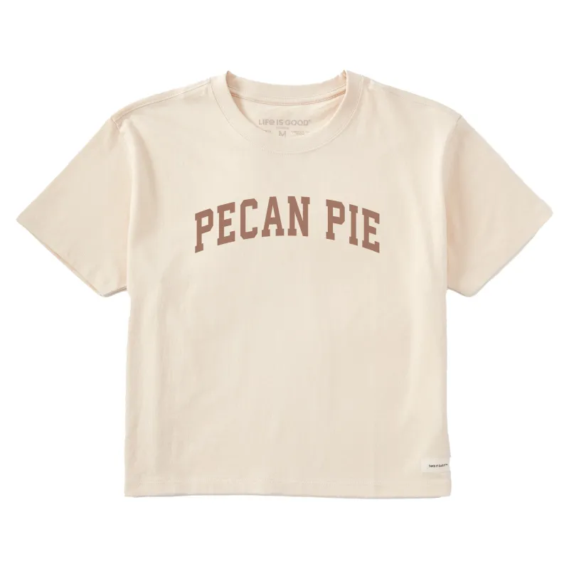 Women's Pecan Pie Arch Short Sleeve Crusher Boxy Tee sold by Life is Good