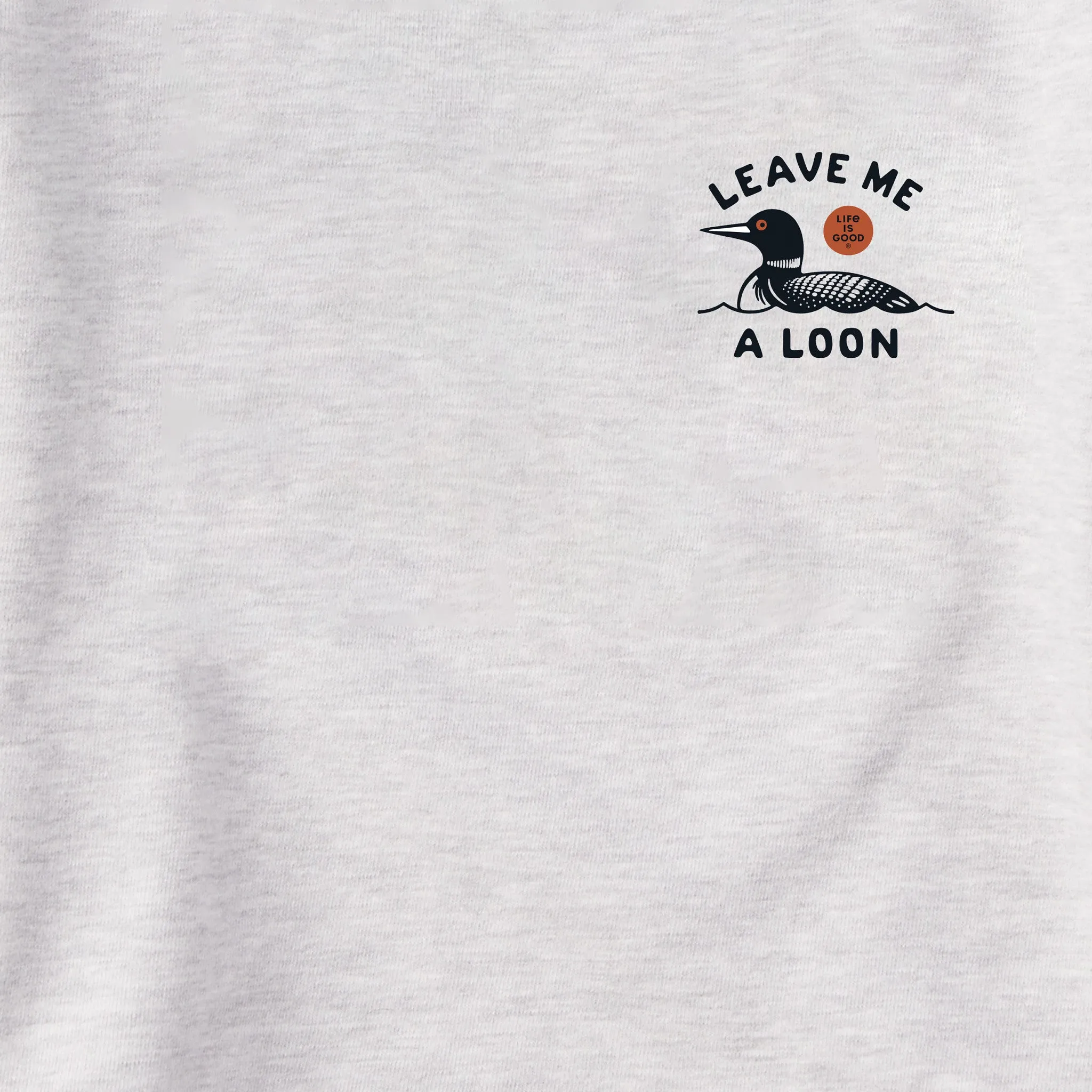 Men's Leave Me a Loon Simply True Fleece Crew sold by Life is Good product image thumbnail 2